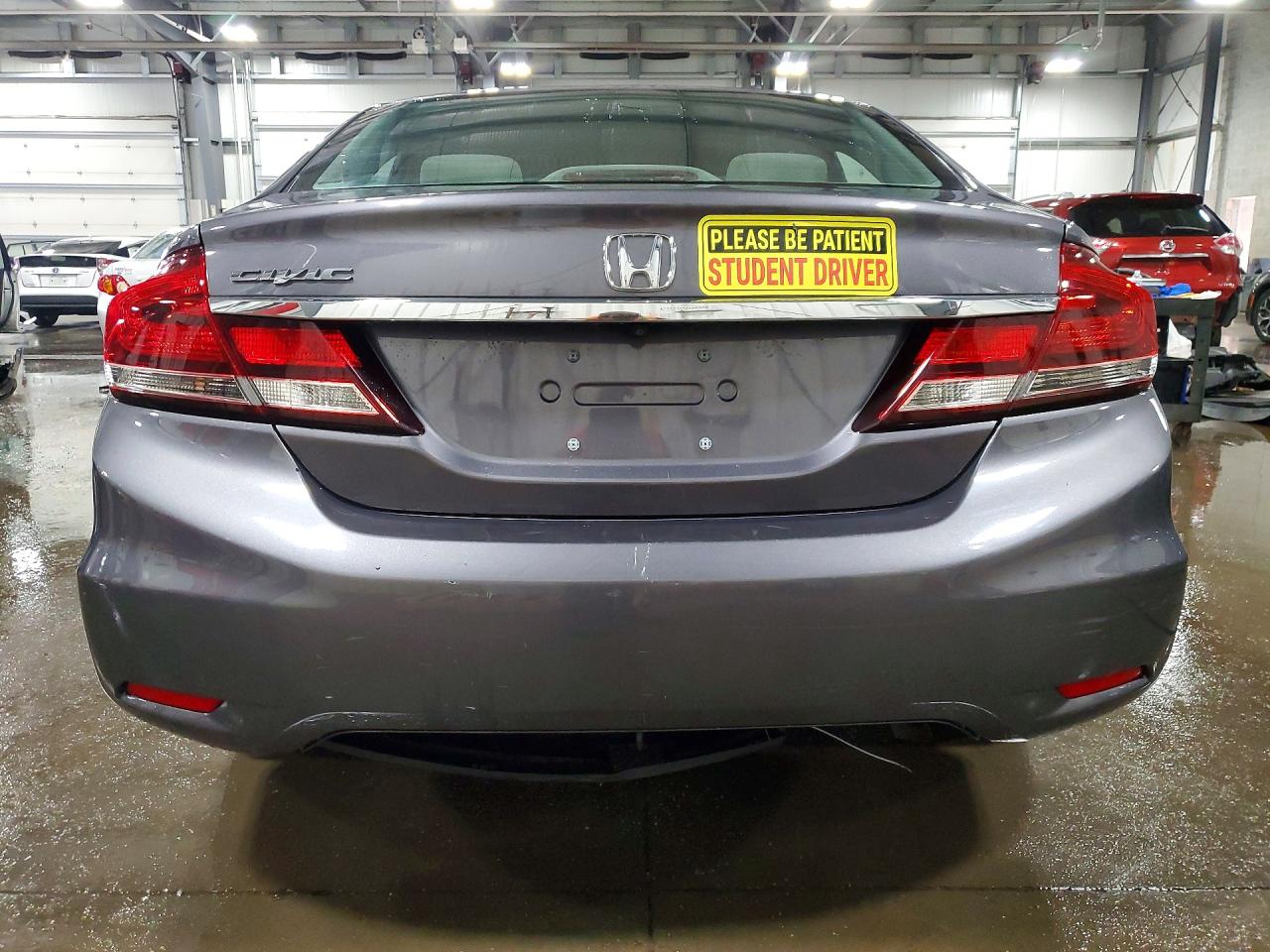 2015 Honda Civic Lx Gray vin: 19XFB2F53FE111791
