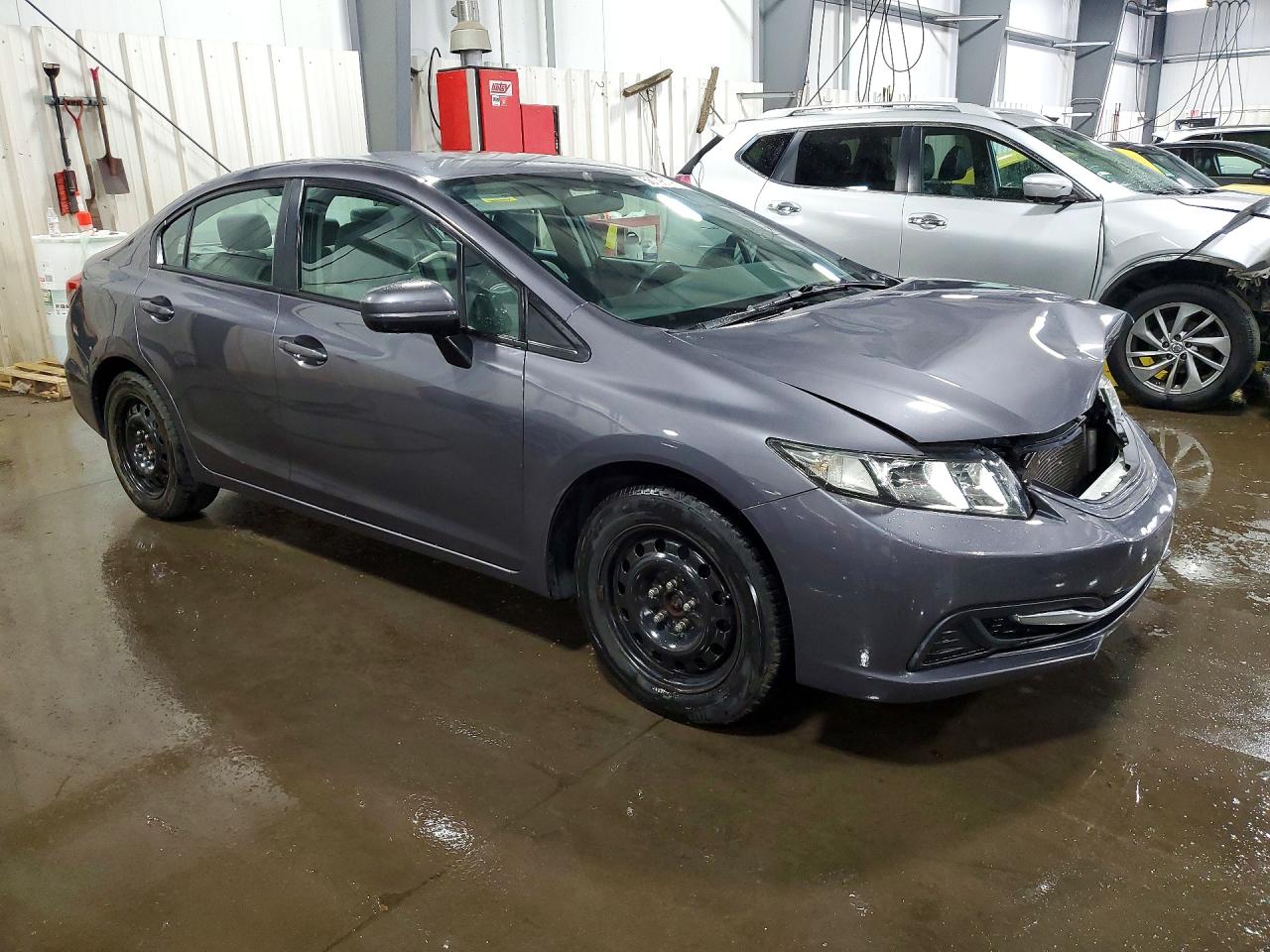 2015 Honda Civic Lx Gray vin: 19XFB2F53FE111791
