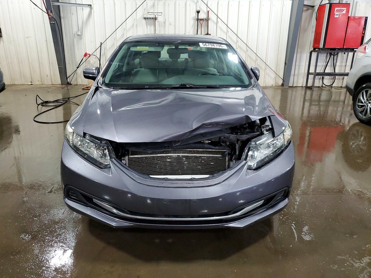 2015 Honda Civic Lx Gray vin: 19XFB2F53FE111791