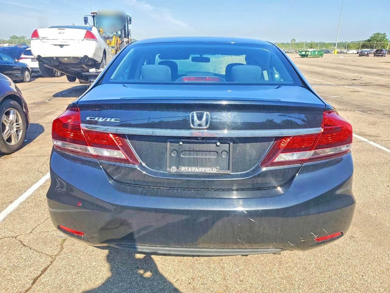 2015 Honda Civic Lx Black vin: 19XFB2F53FE112682
