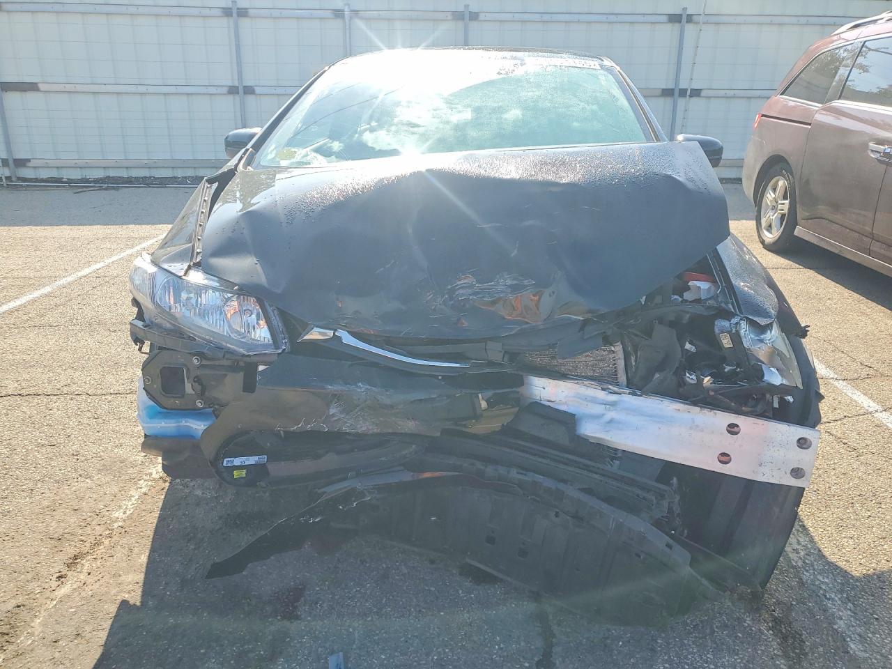 2015 Honda Civic Lx Black vin: 19XFB2F53FE112682