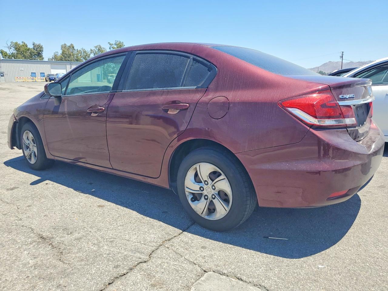 2015 Honda Civic Lx Бордовый vin: 19XFB2F53FE218999