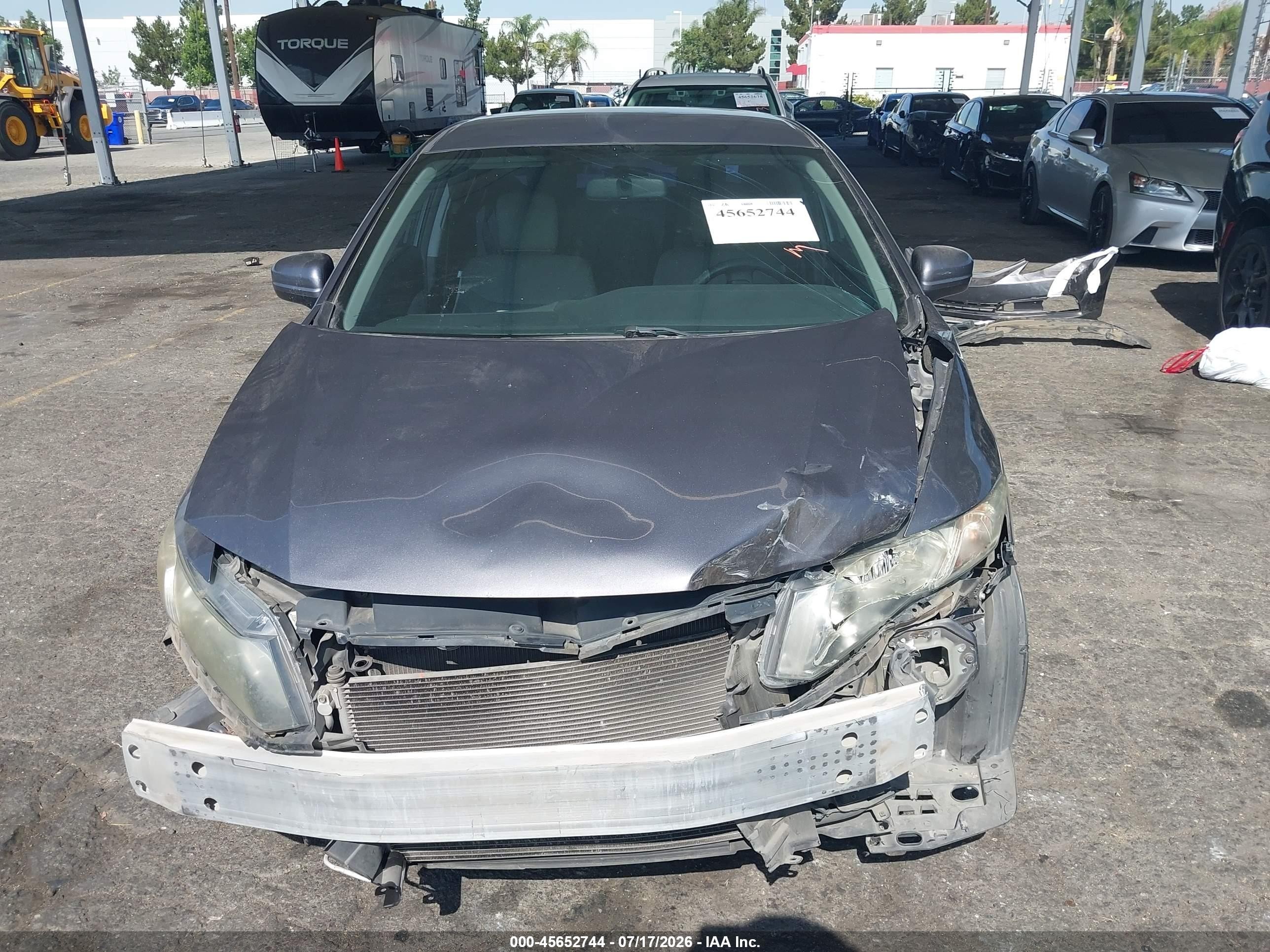 2015 Honda Civic Lx Gray vin: 19XFB2F53FE221546