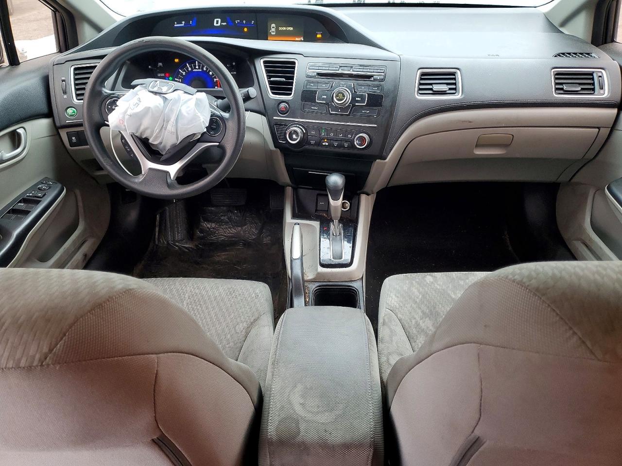 2015 Honda Civic Lx Gray vin: 19XFB2F53FE227444