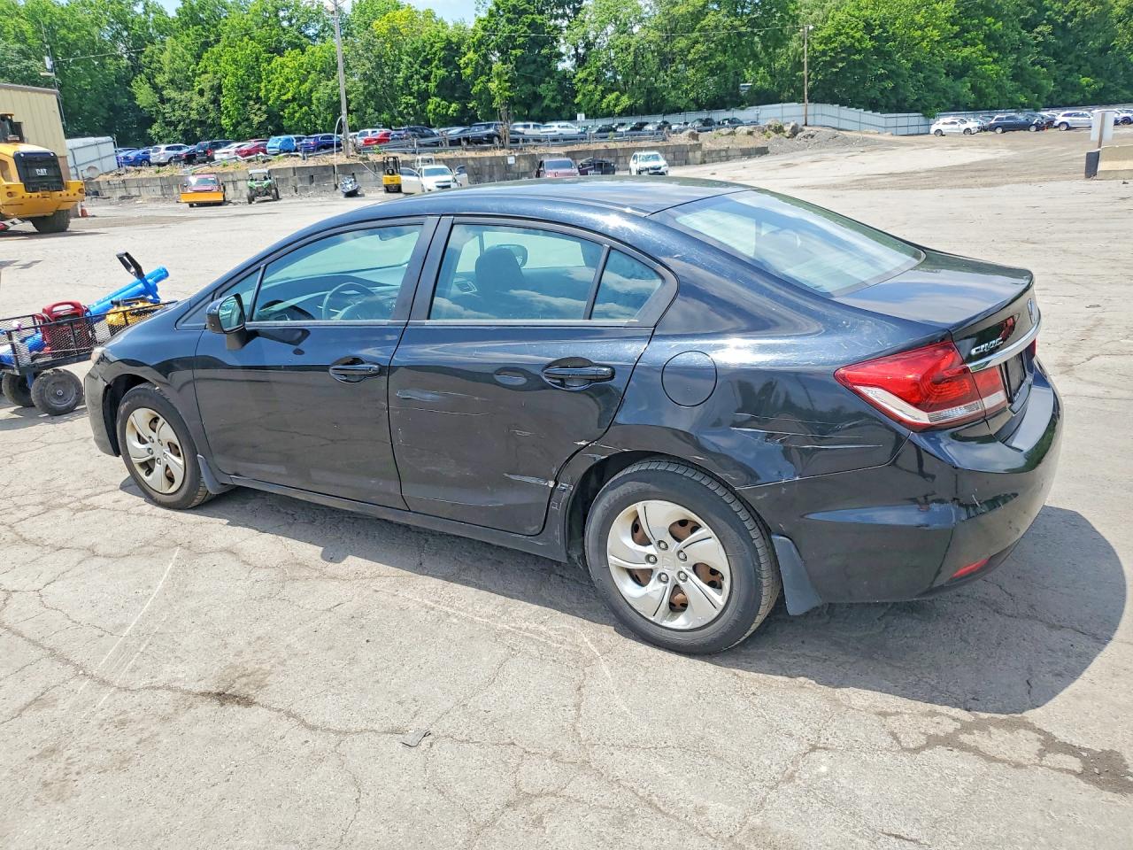 2015 Honda Civic Lx Black vin: 19XFB2F53FE231414