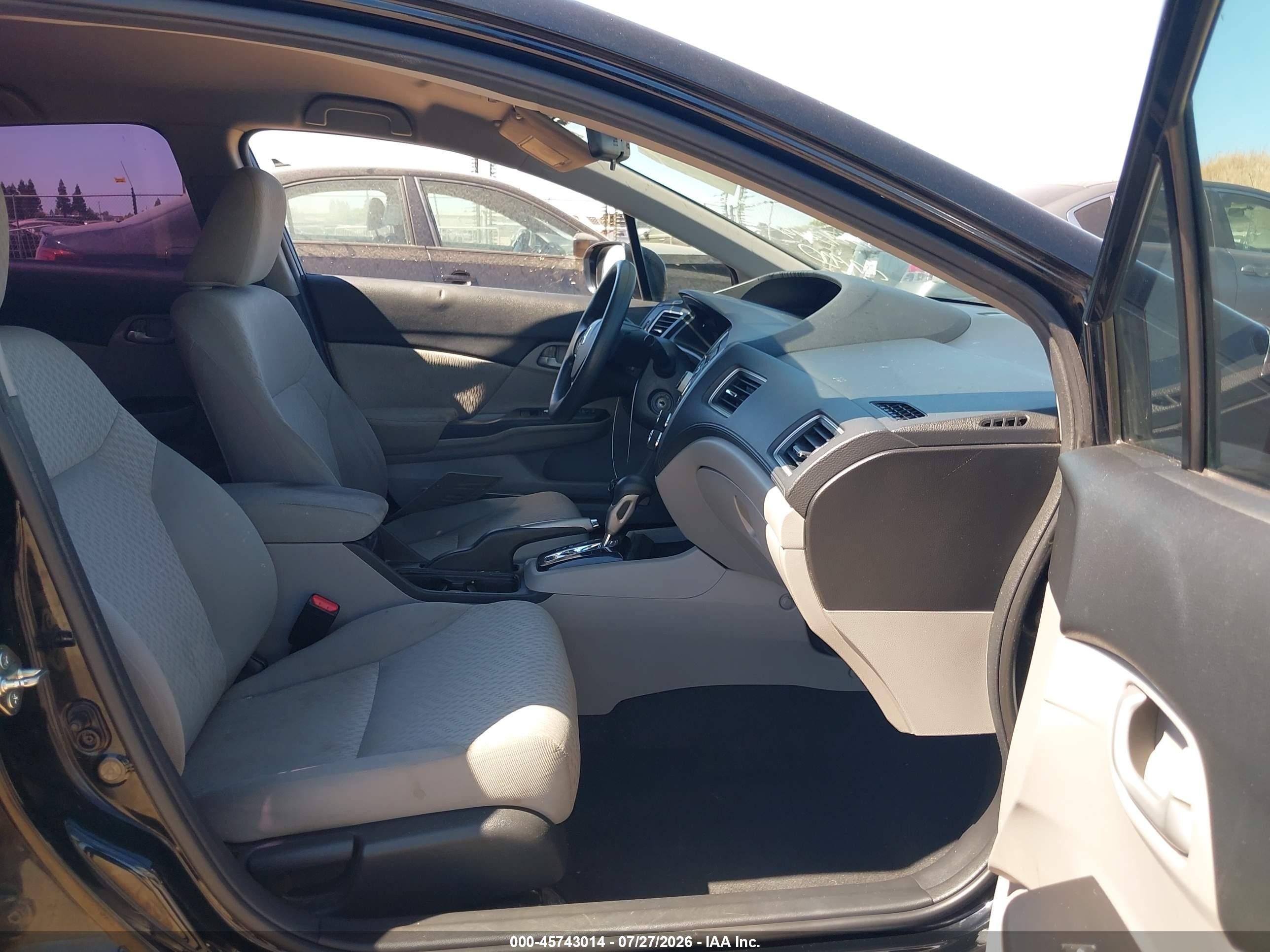 2015 Honda Civic Lx Black vin: 19XFB2F53FE254899