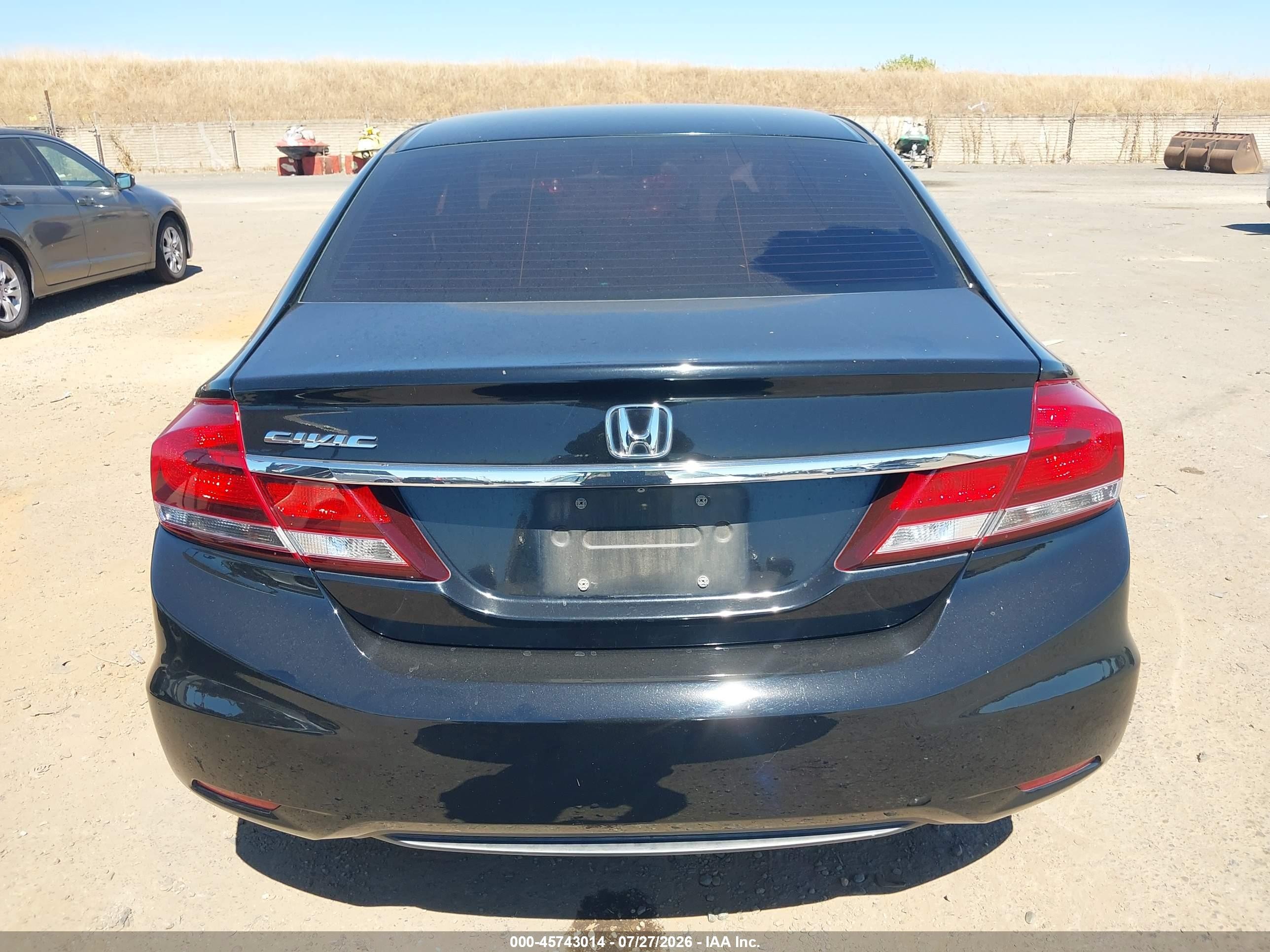 2015 Honda Civic Lx Black vin: 19XFB2F53FE254899