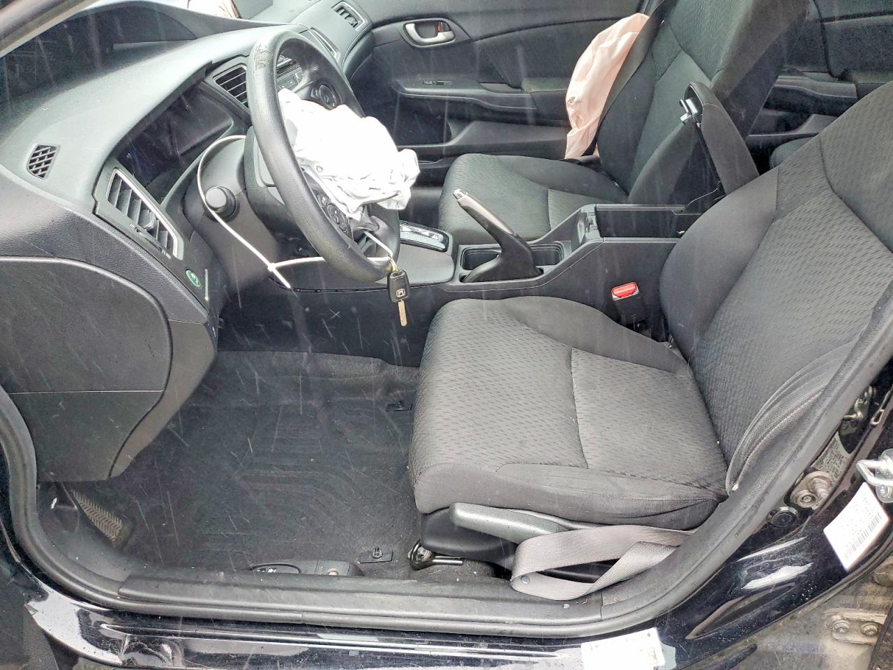 2015 Honda Civic Lx Black vin: 19XFB2F53FE258595