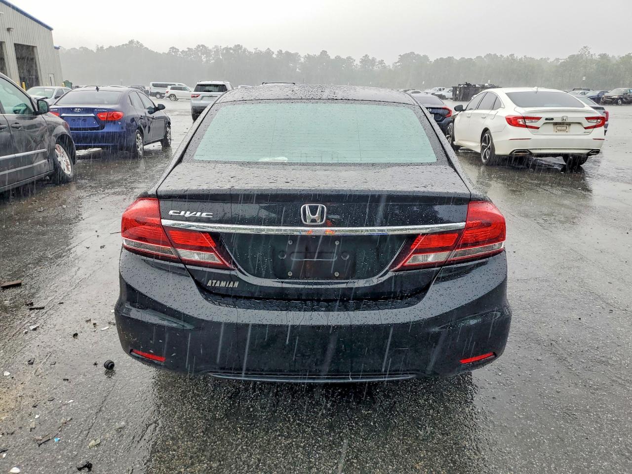2015 Honda Civic Lx Black vin: 19XFB2F53FE258595