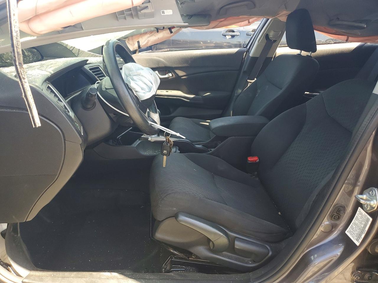 2015 Honda Civic Lx Charcoal vin: 19XFB2F53FE262744