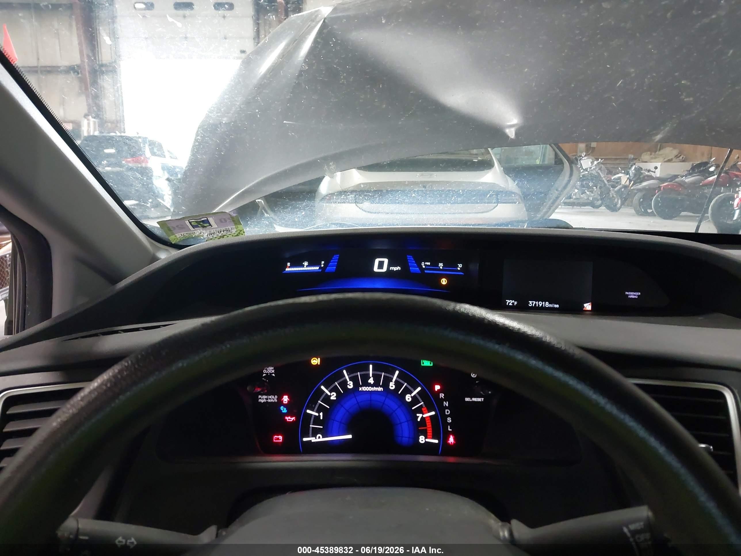 2015 Honda Civic Lx Серый vin: 19XFB2F53FE274778