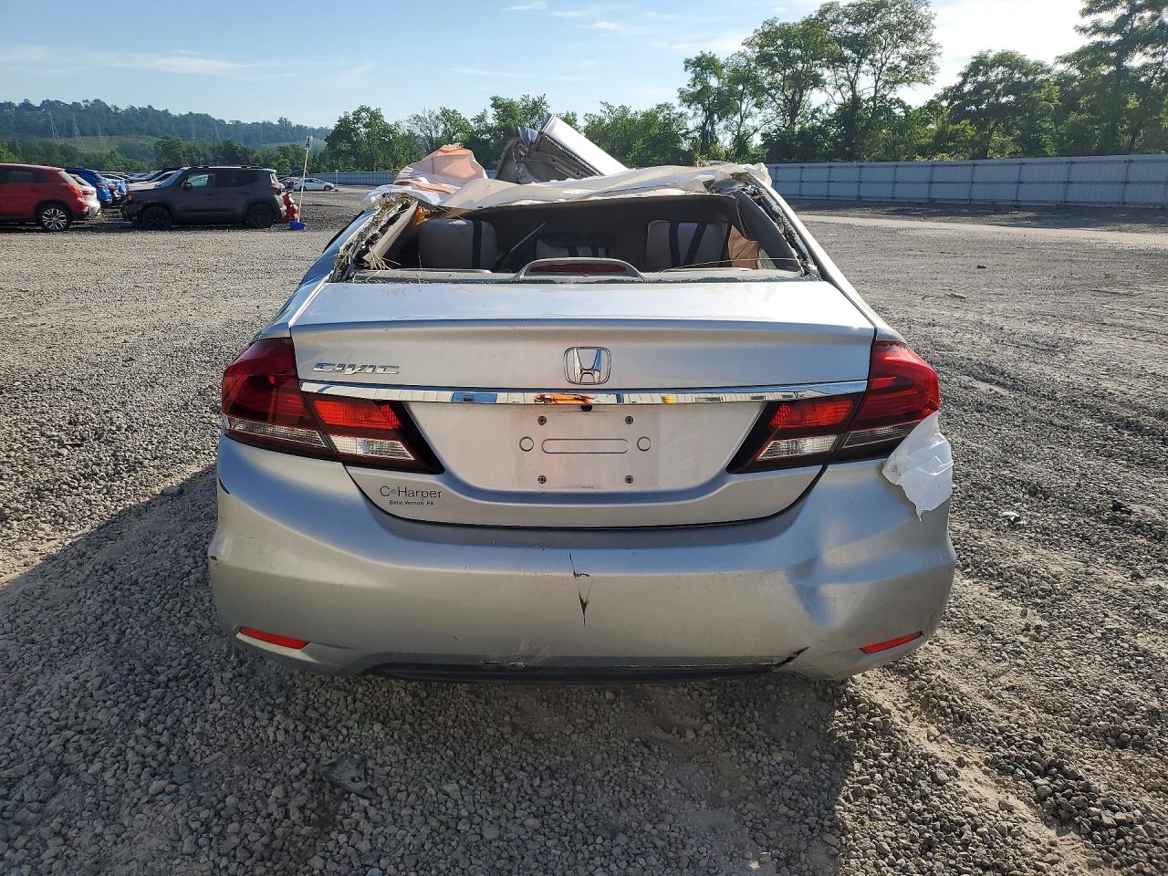 2015 Honda Civic Lx Silver vin: 19XFB2F53FE279186
