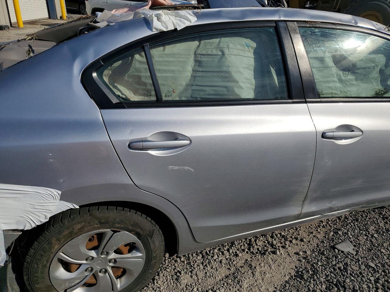 2015 Honda Civic Lx Silver vin: 19XFB2F53FE279186