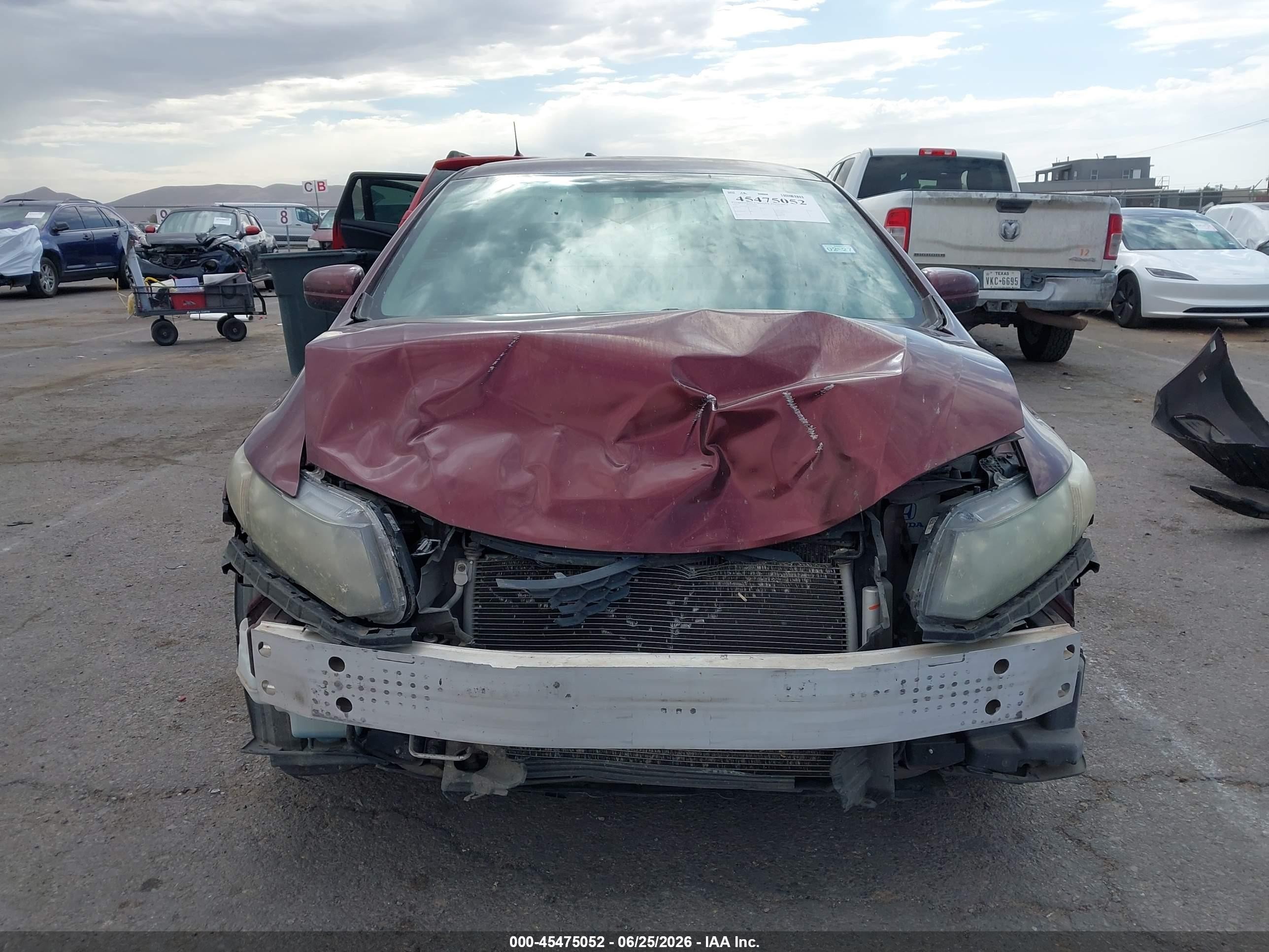2015 Honda Civic Lx Maroon vin: 19XFB2F53FE293833