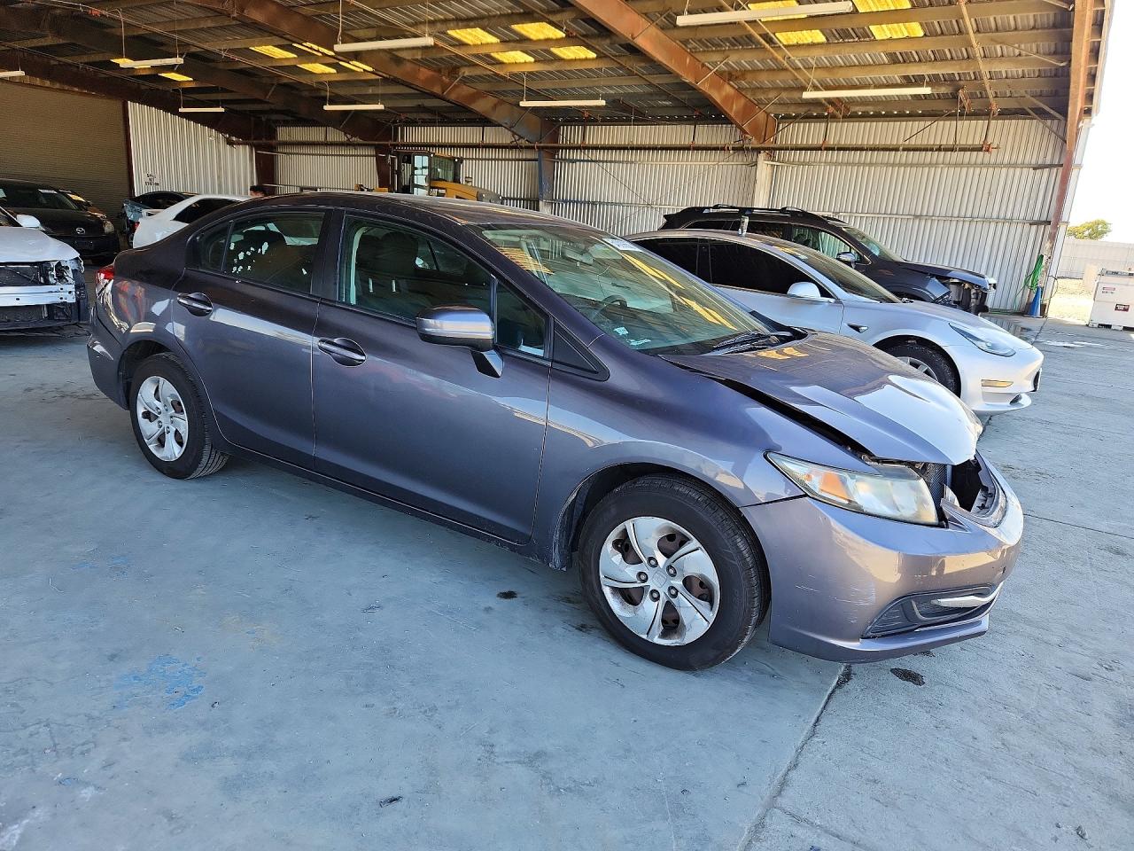 2015 Honda Civic Lx Серый vin: 19XFB2F53FE700193