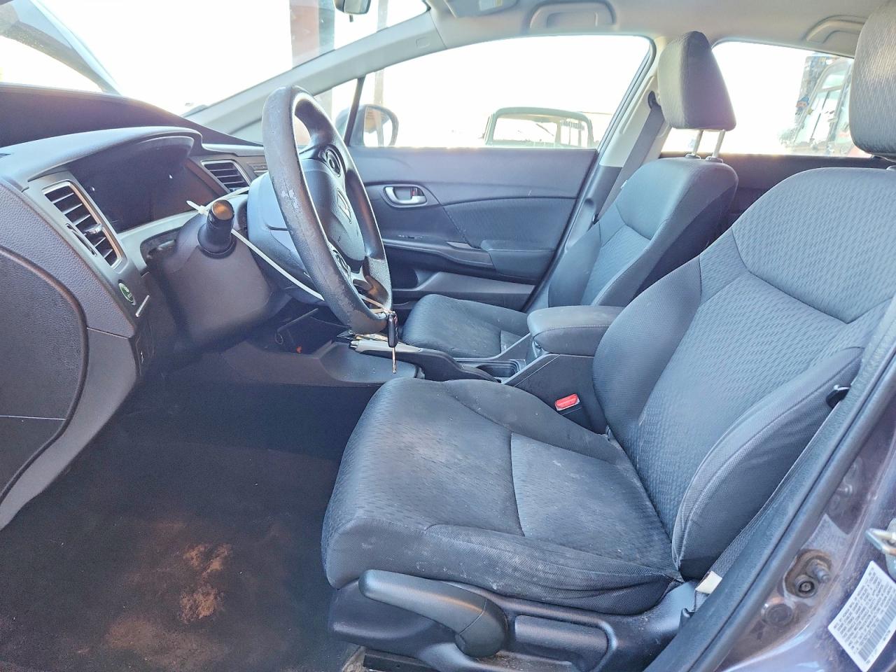 2015 Honda Civic Lx Серый vin: 19XFB2F53FE700193