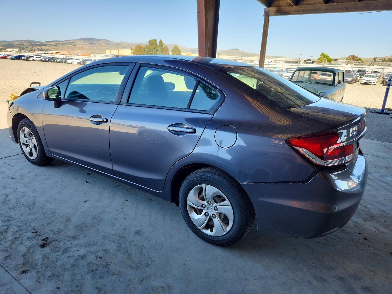 2015 Honda Civic Lx Серый vin: 19XFB2F53FE700193