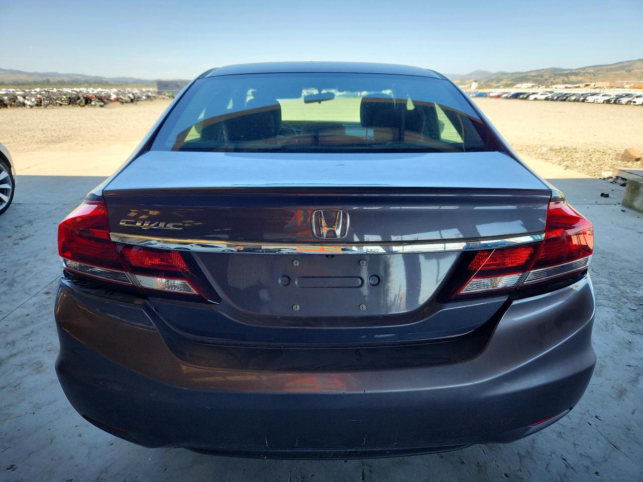 2015 Honda Civic Lx Серый vin: 19XFB2F53FE700193
