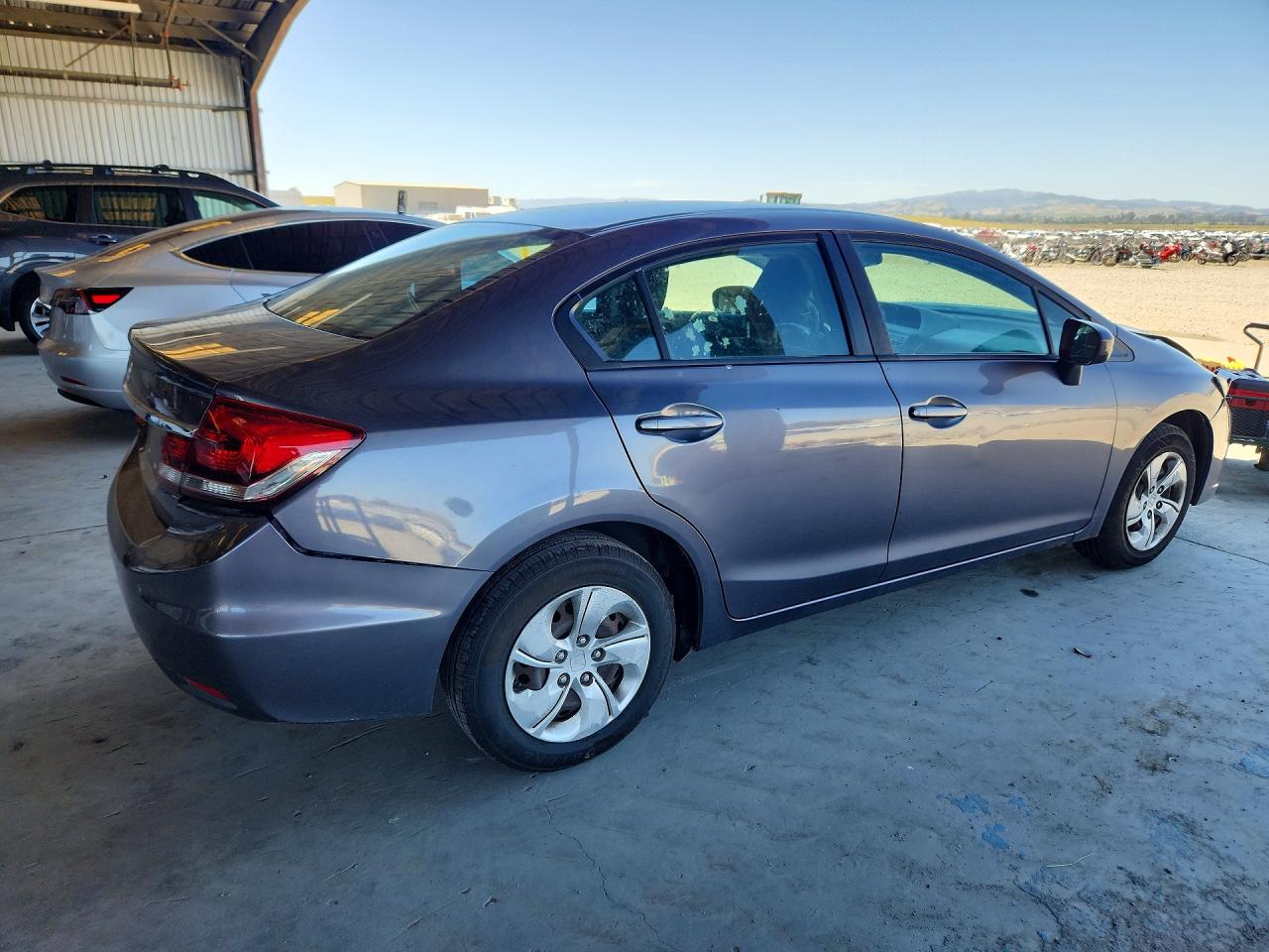 2015 Honda Civic Lx Серый vin: 19XFB2F53FE700193