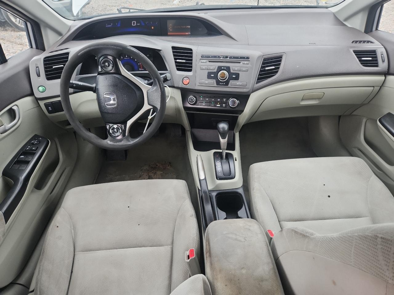 2012 Honda Civic Lx Silver vin: 19XFB2F54CE034716