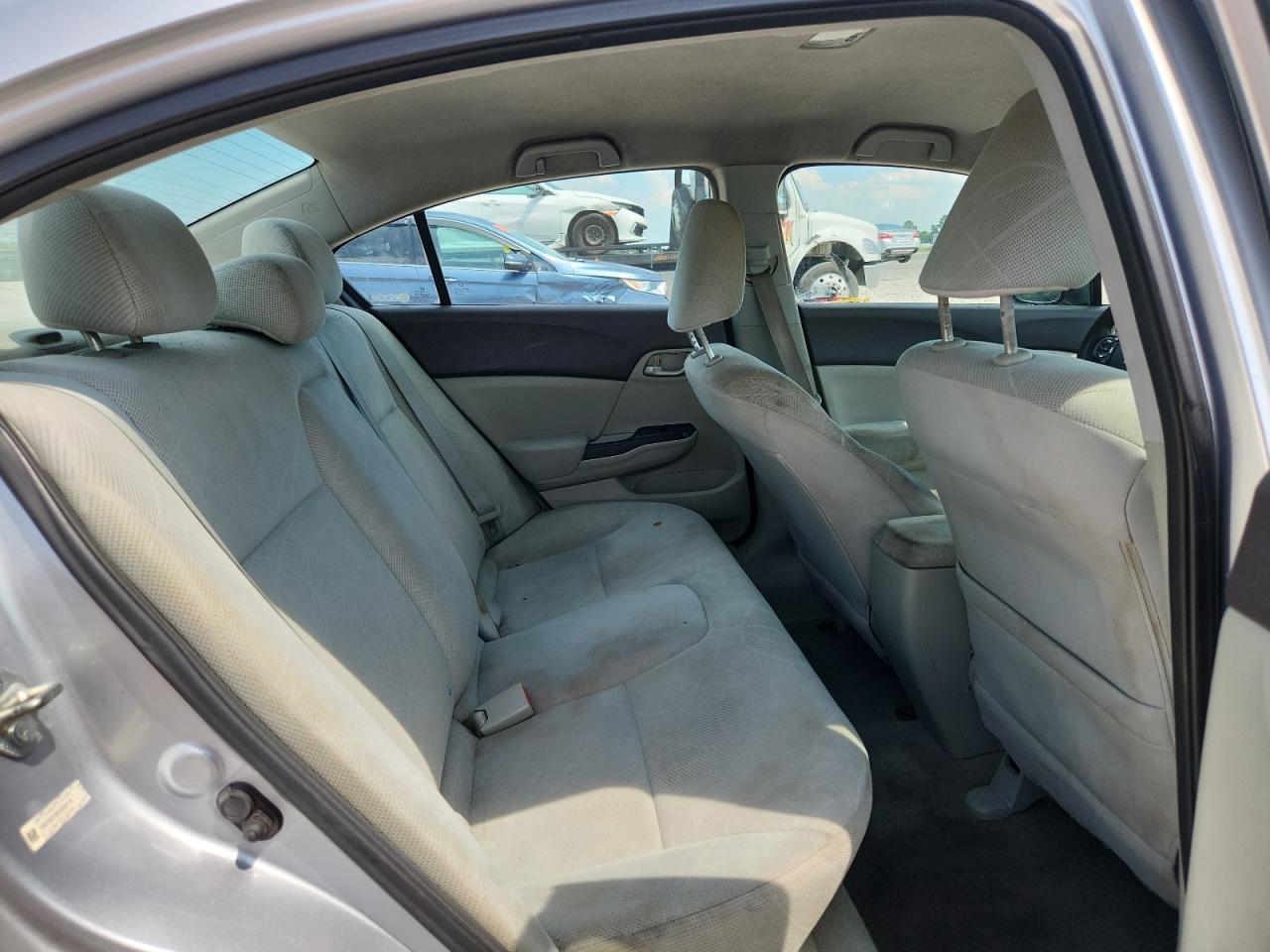 2012 Honda Civic Lx Silver vin: 19XFB2F54CE034716