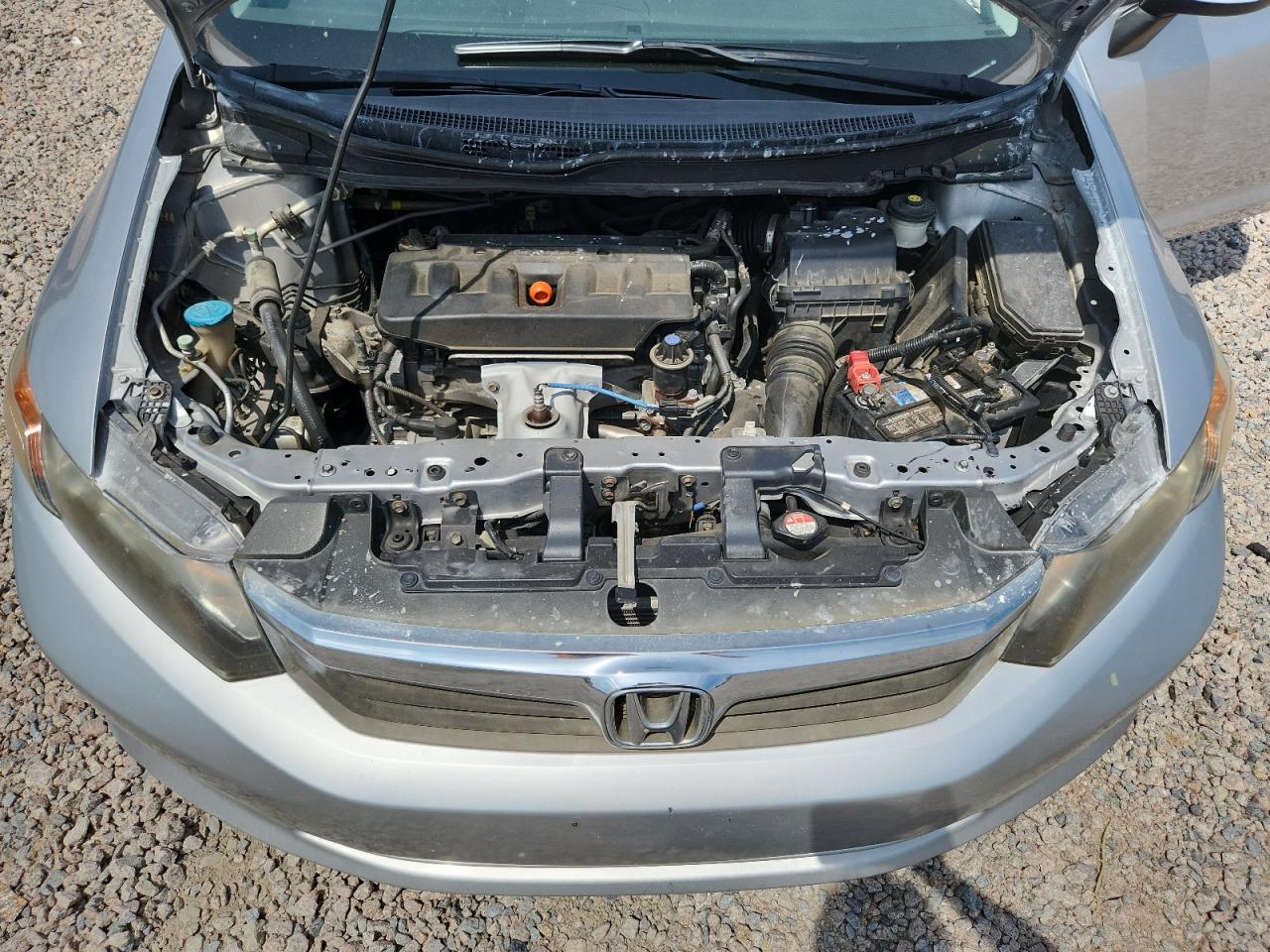2012 Honda Civic Lx Silver vin: 19XFB2F54CE034716