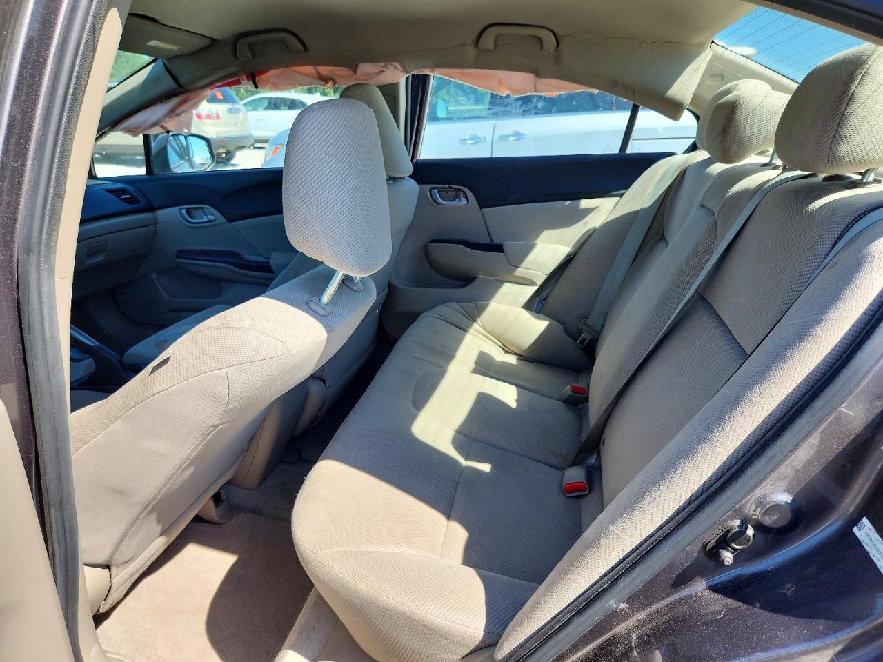 2012 Honda Civic Lx Gray vin: 19XFB2F54CE043576
