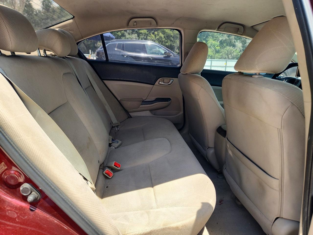 2012 Honda Civic Lx Burgundy vin: 19XFB2F54CE046901