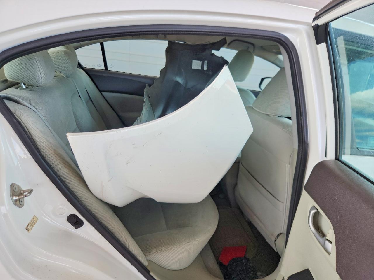 2012 Honda Civic Lx White vin: 19XFB2F54CE054920