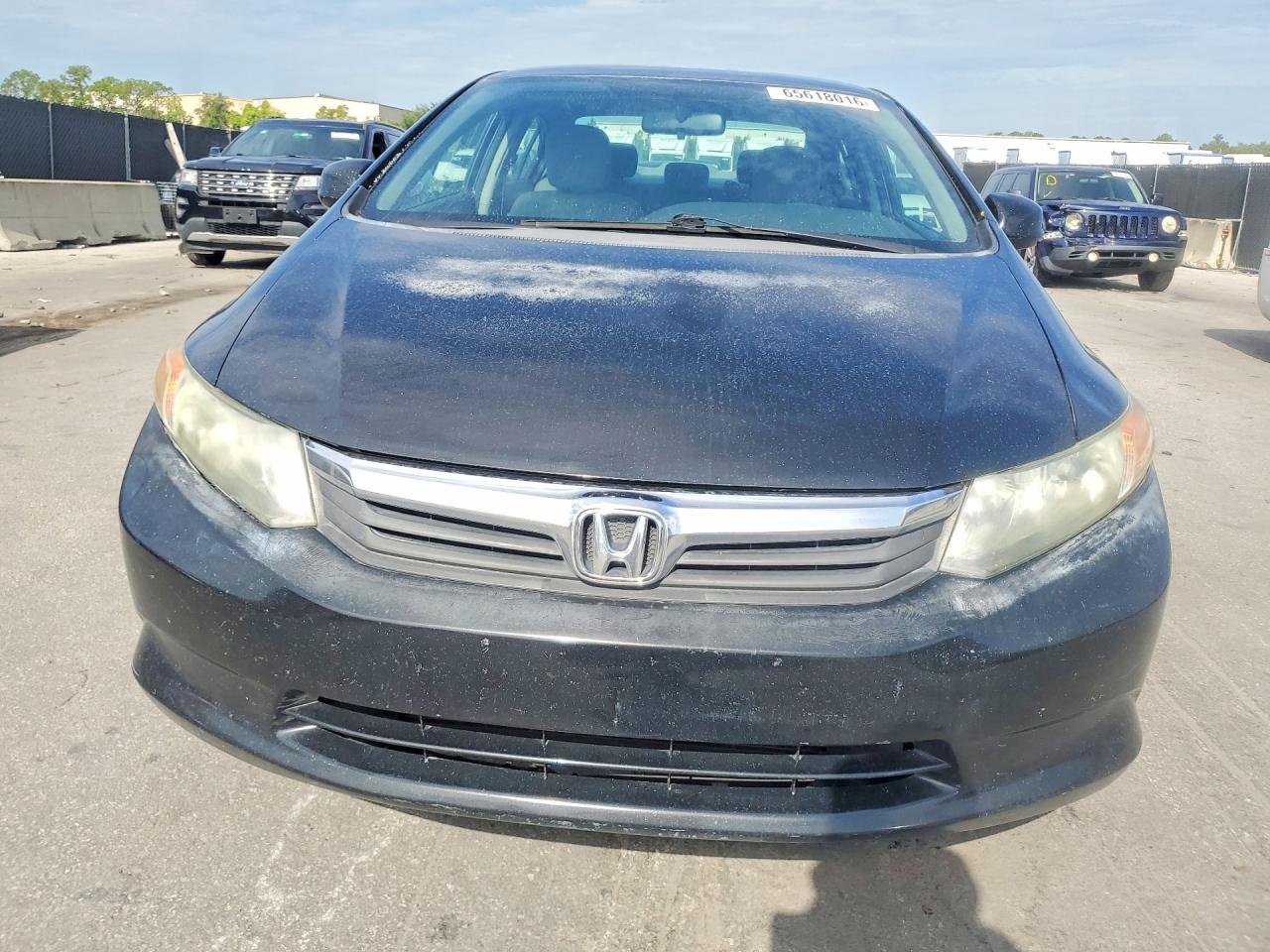 2012 Honda Civic Lx Черный vin: 19XFB2F54CE076531