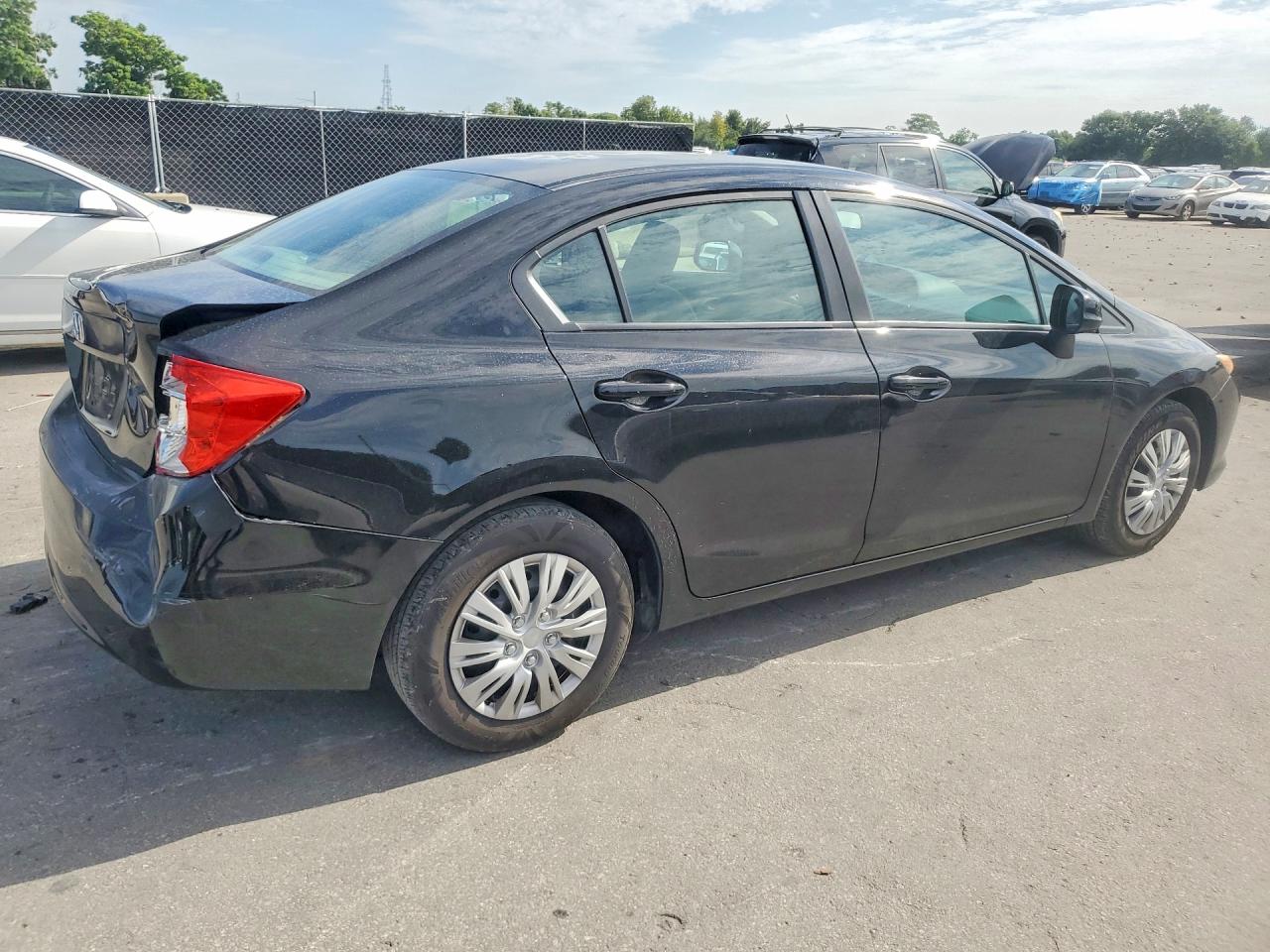 2012 Honda Civic Lx Черный vin: 19XFB2F54CE076531