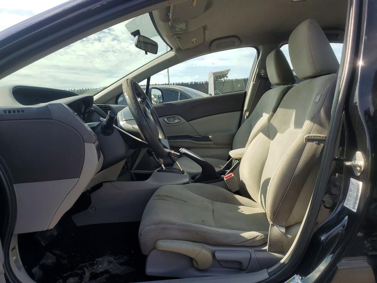 2012 Honda Civic Lx Черный vin: 19XFB2F54CE076531