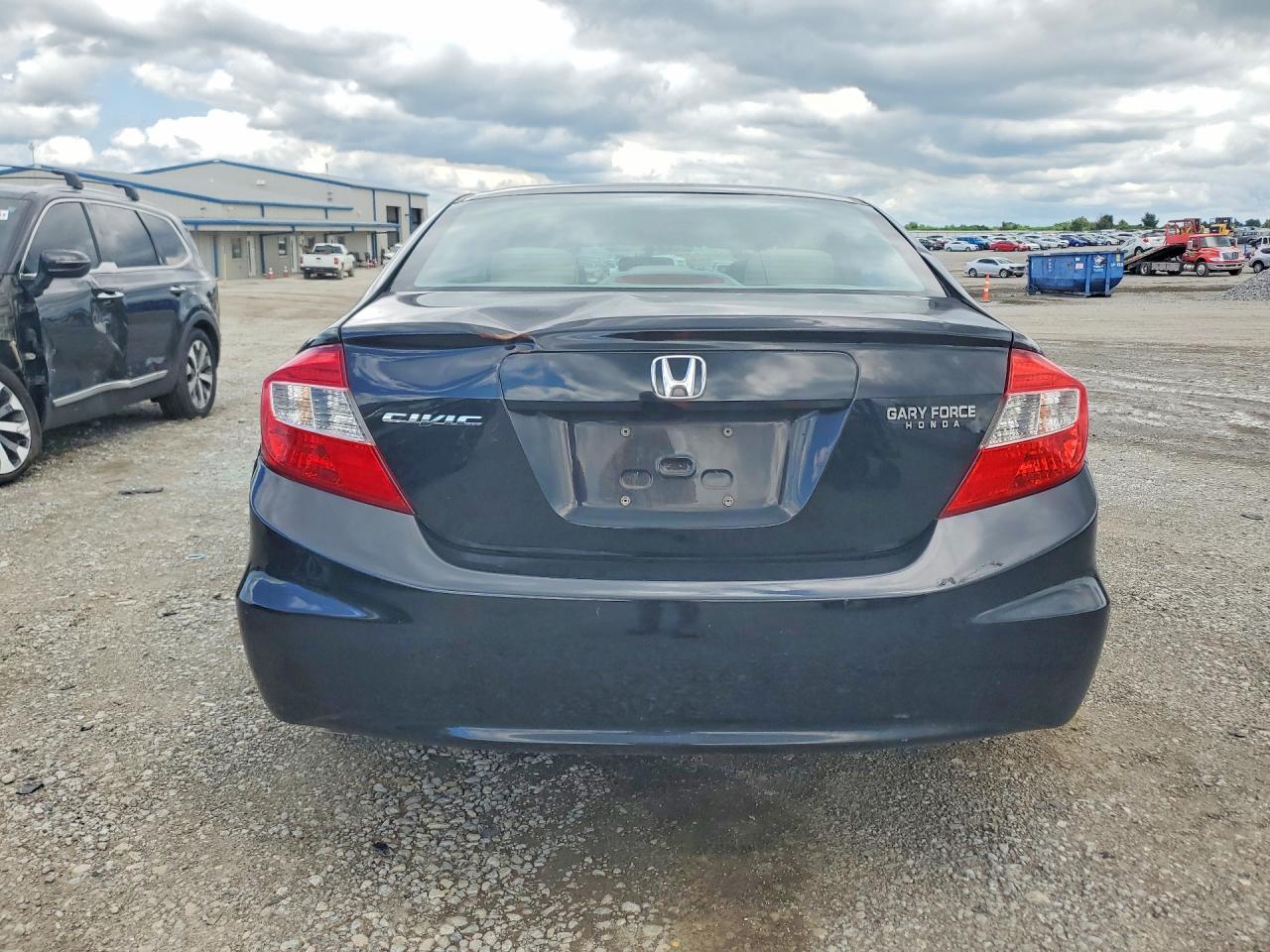 2012 Honda Civic Black vin: 19XFB2F54CE077646