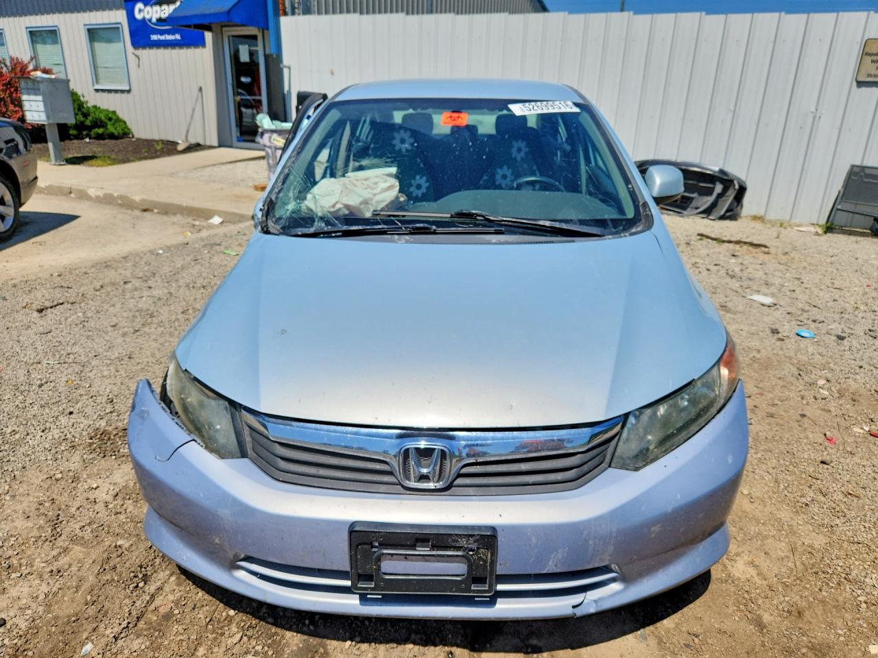 2012 Honda Civic Lx Silver vin: 19XFB2F54CE080014