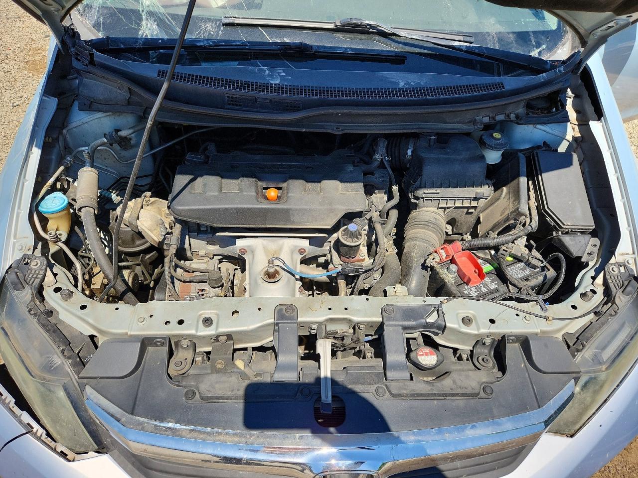 2012 Honda Civic Lx Silver vin: 19XFB2F54CE080014