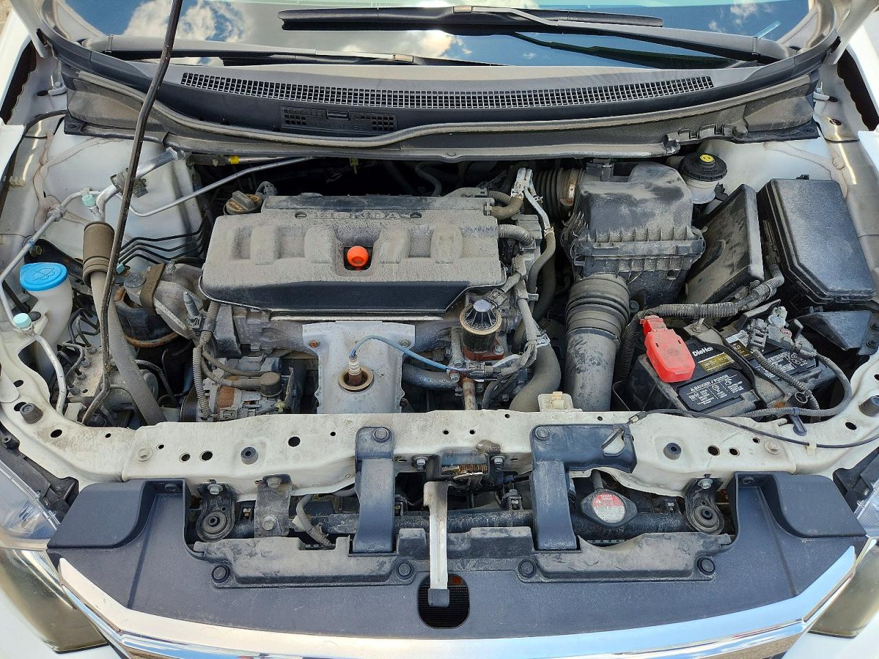 2012 Honda Civic Lx Белый vin: 19XFB2F54CE095788
