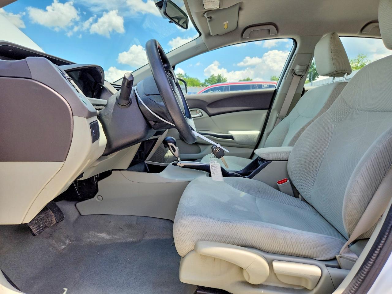 2012 Honda Civic Lx Белый vin: 19XFB2F54CE095788