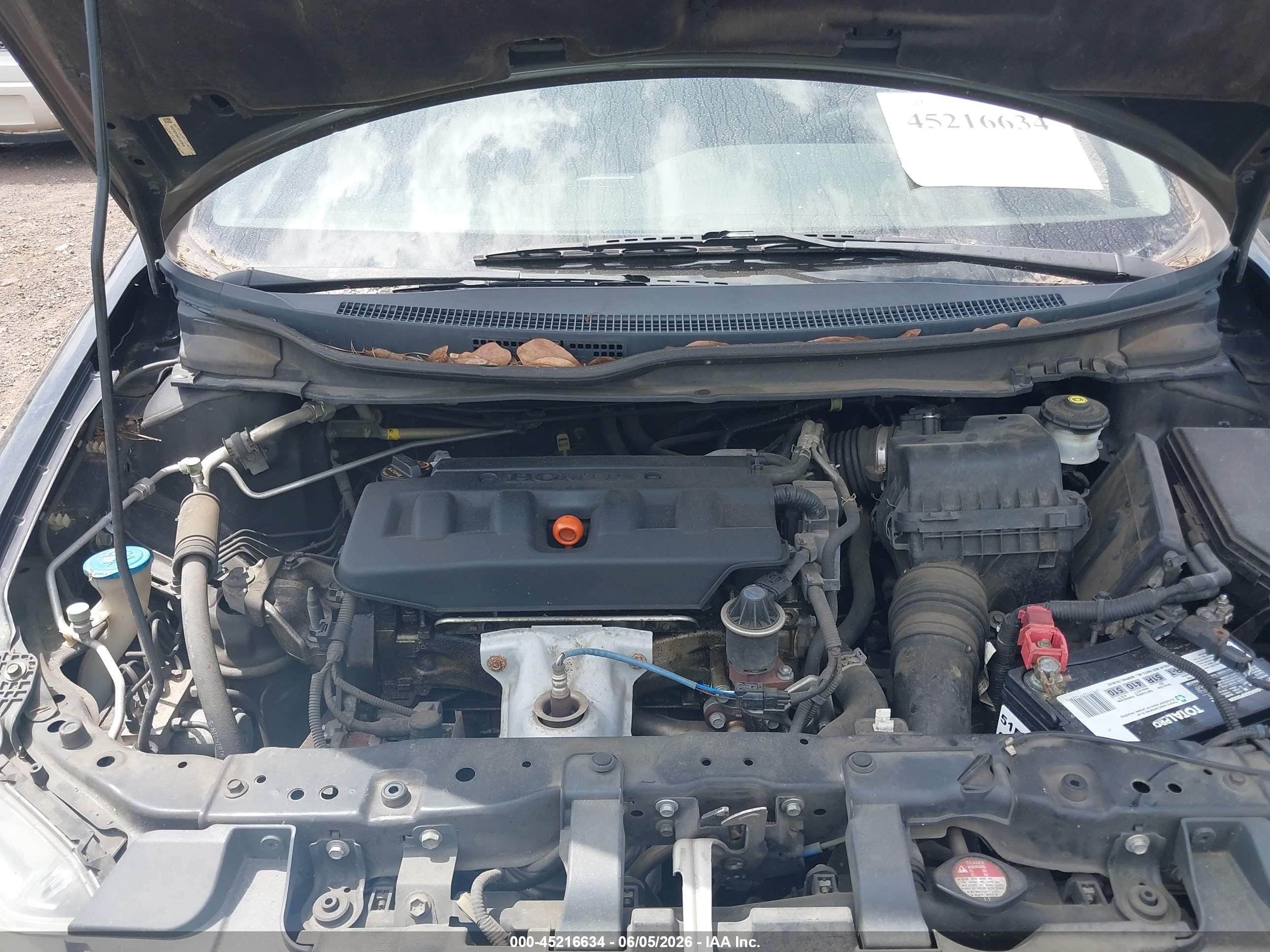 2012 Honda Civic Lx Black vin: 19XFB2F54CE109849