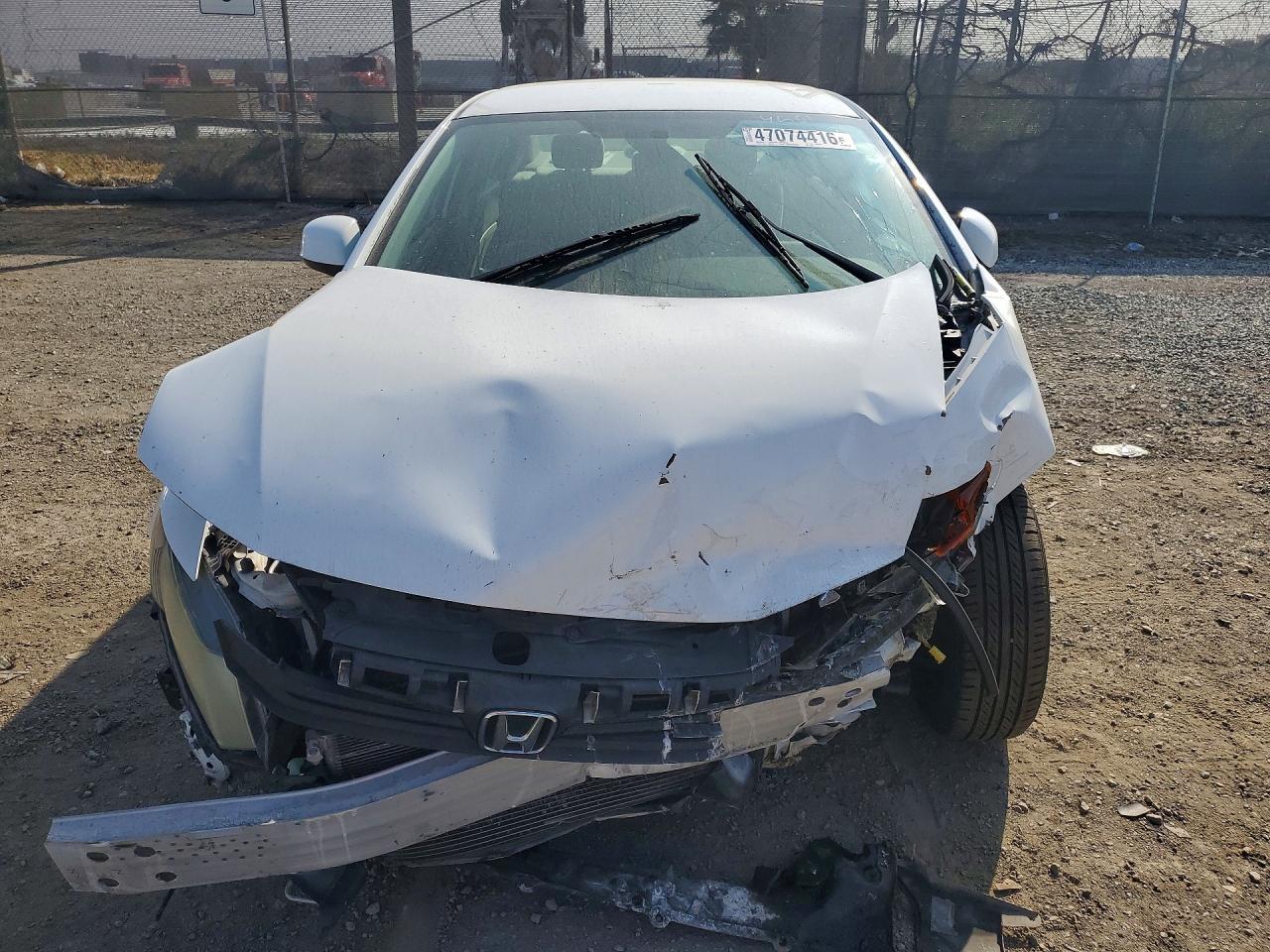 2012 Honda Civic Lx White vin: 19XFB2F54CE304561