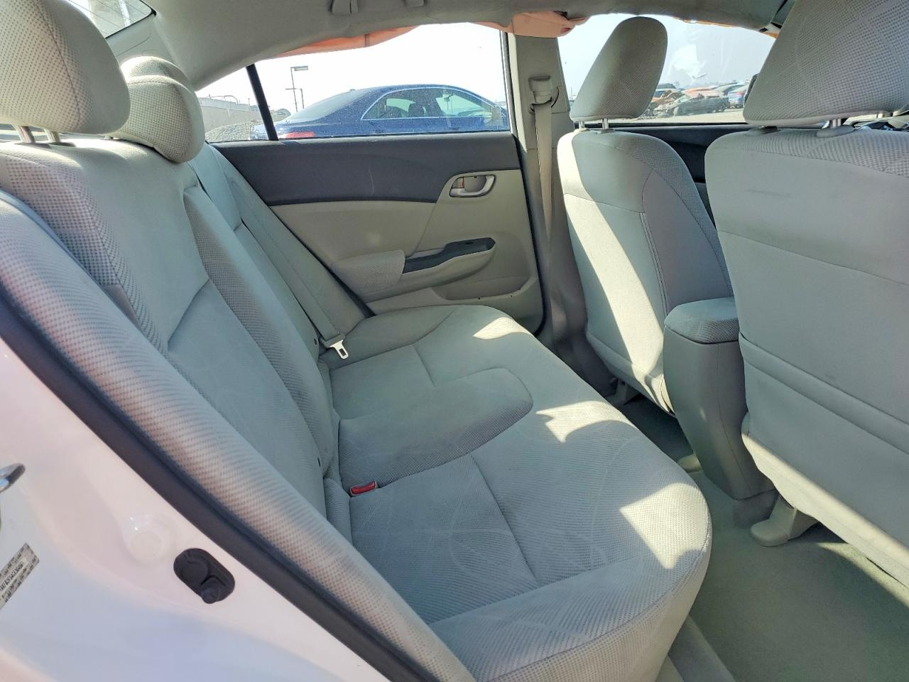 2012 Honda Civic Lx White vin: 19XFB2F54CE304561