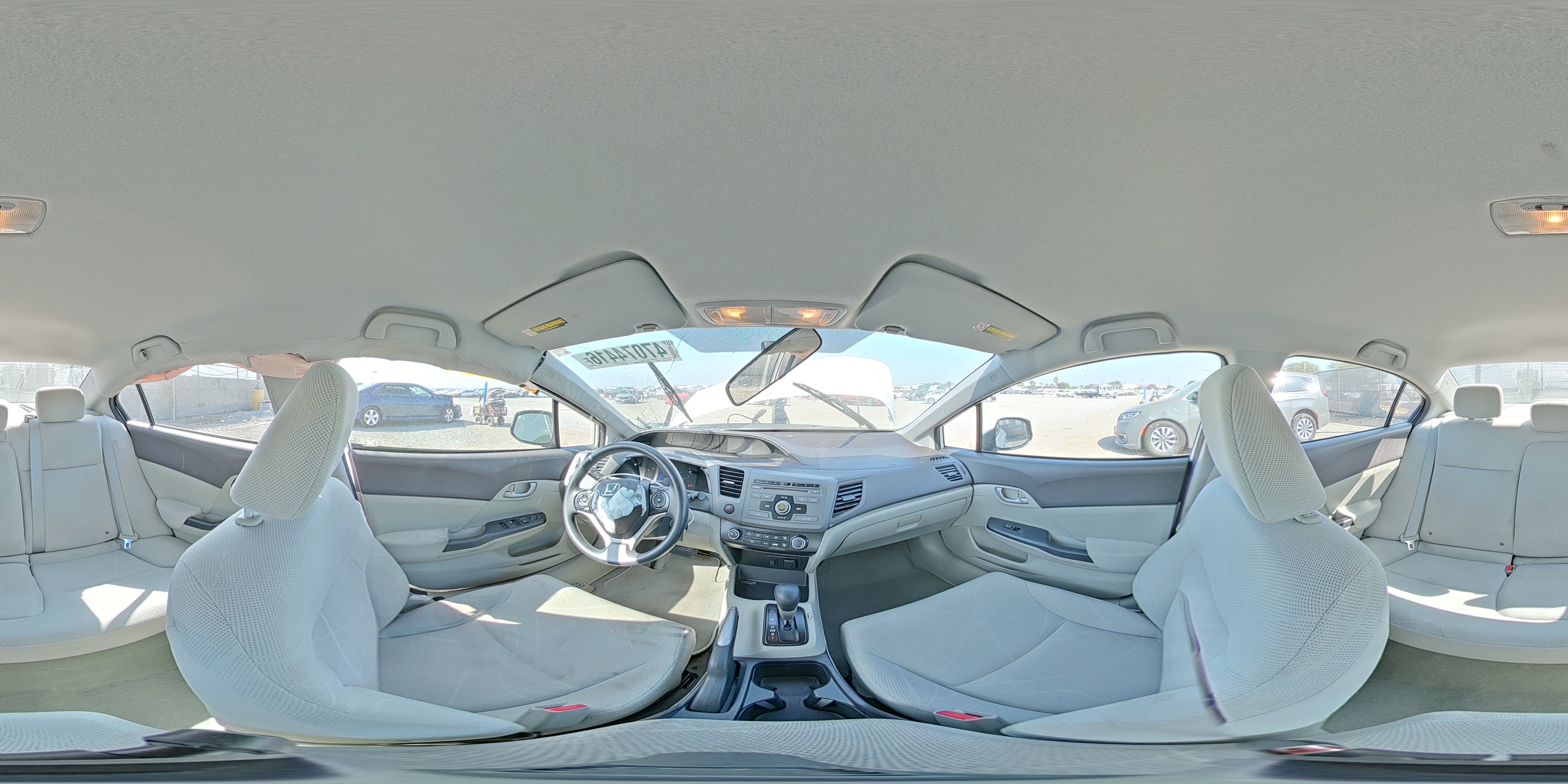 2012 Honda Civic Lx White vin: 19XFB2F54CE304561