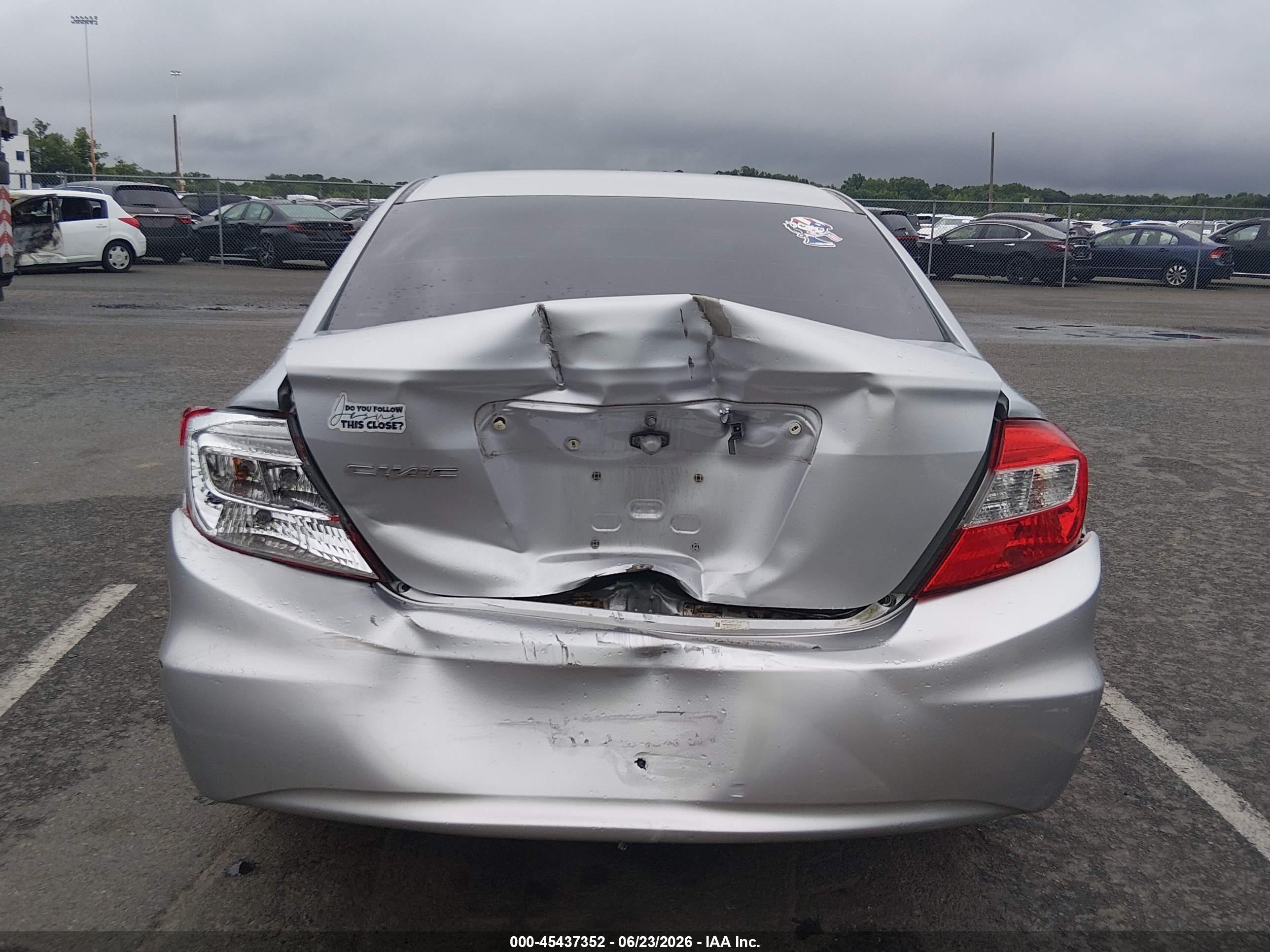 2012 Honda Civic Lx Серебряный vin: 19XFB2F54CE331419
