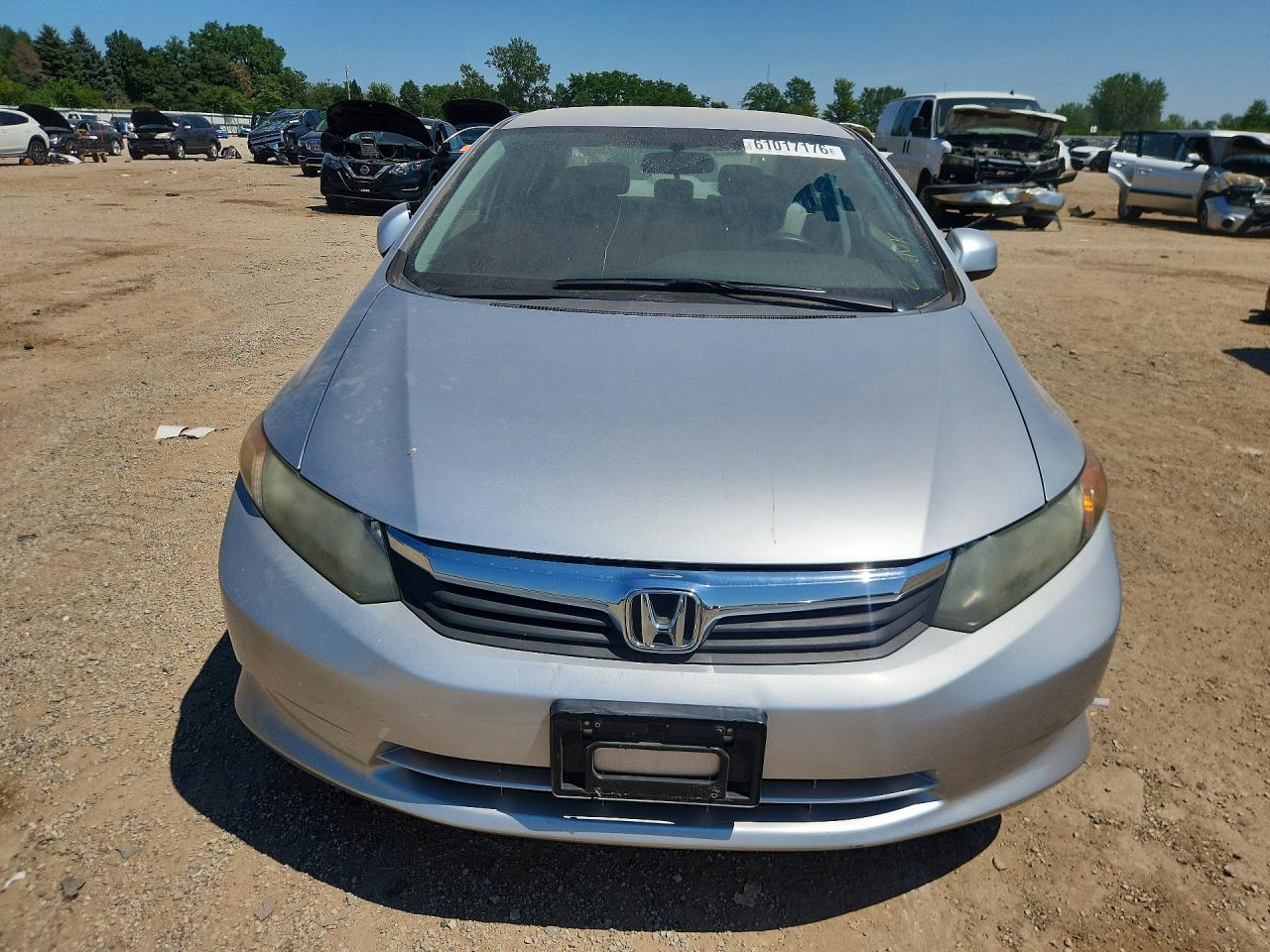 2012 Honda Civic Lx Silver vin: 19XFB2F54CE336541