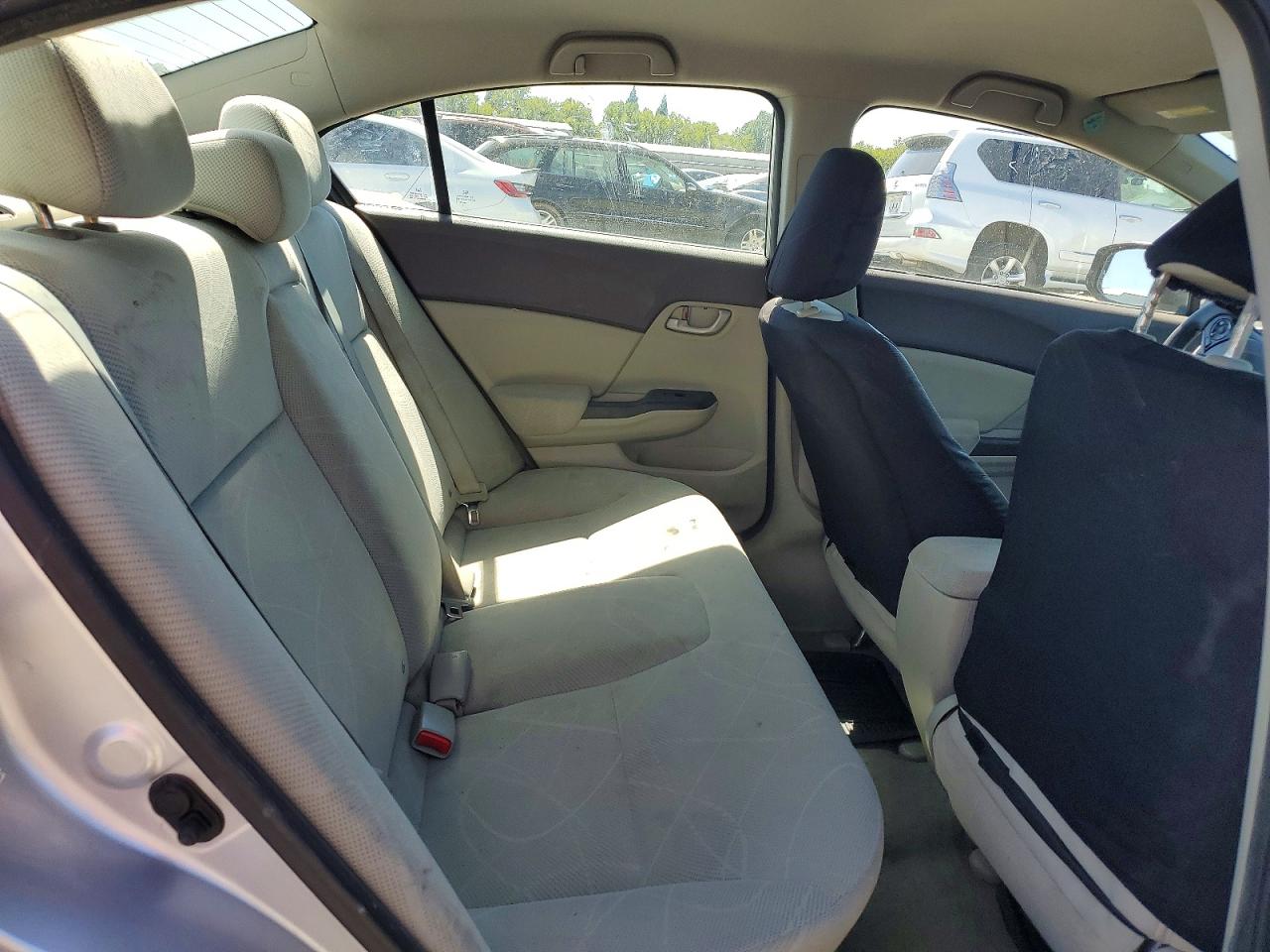 2012 Honda Civic Lx Silver vin: 19XFB2F54CE337480
