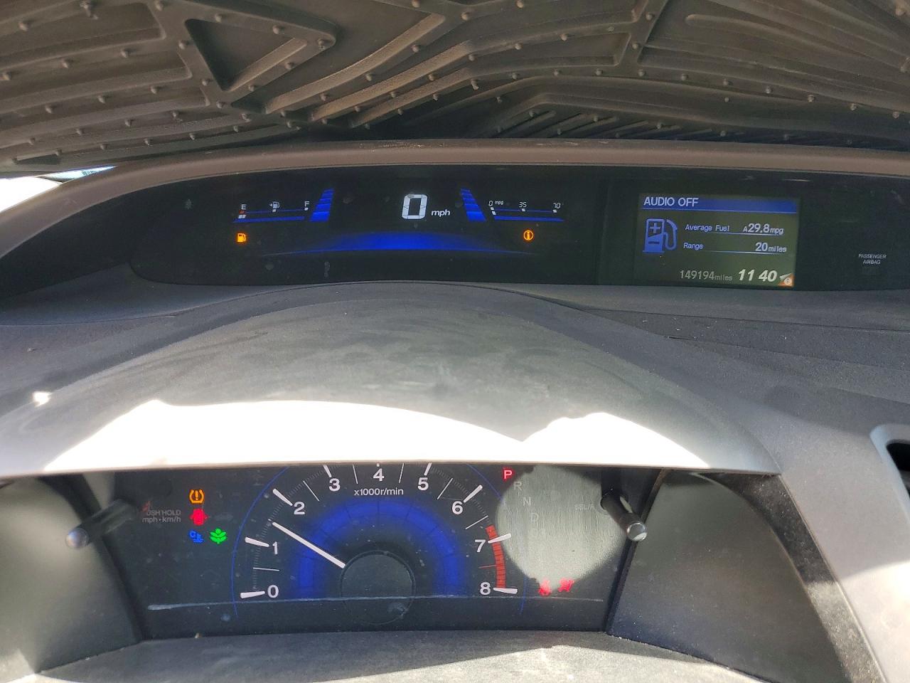 2012 Honda Civic Lx Silver vin: 19XFB2F54CE337480