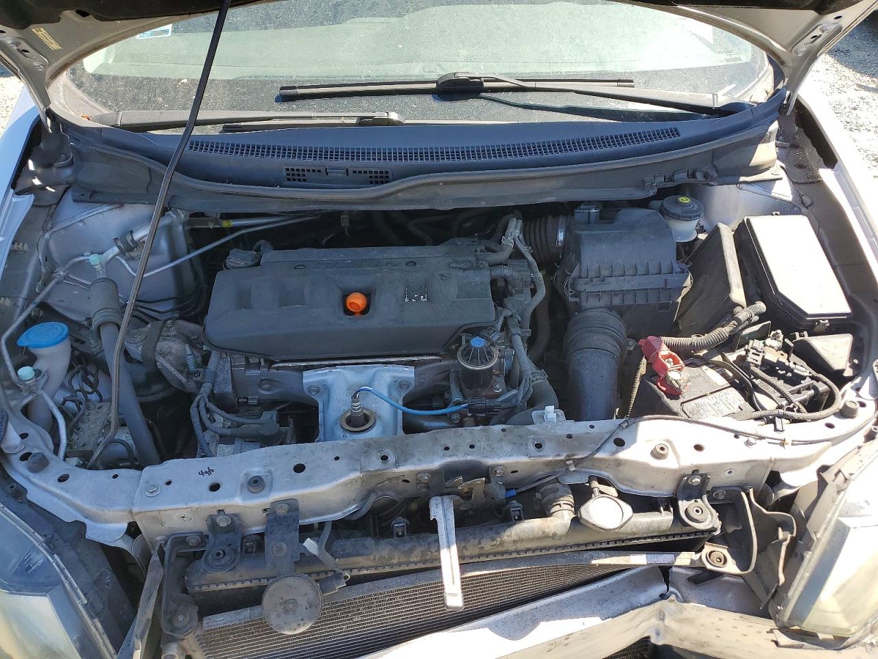 2012 Honda Civic Lx Silver vin: 19XFB2F54CE337480