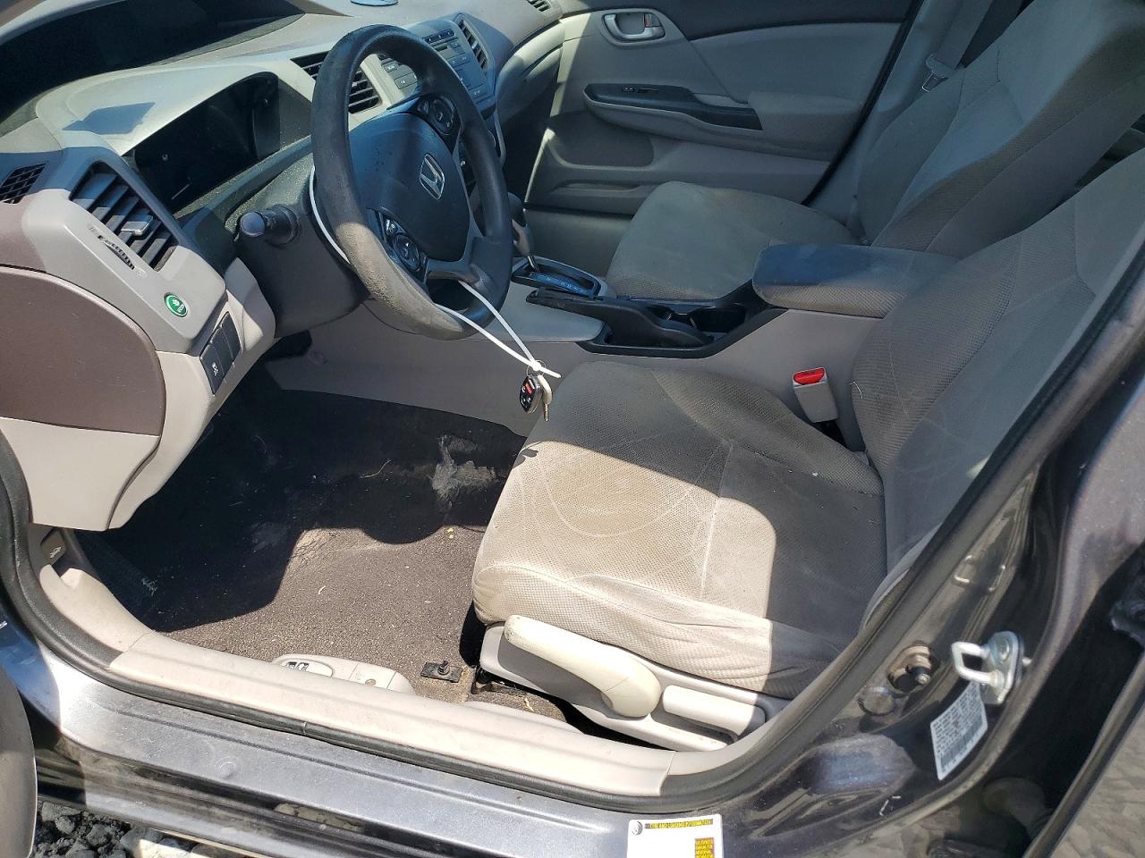 2012 Honda Civic Lx Серый vin: 19XFB2F54CE343134