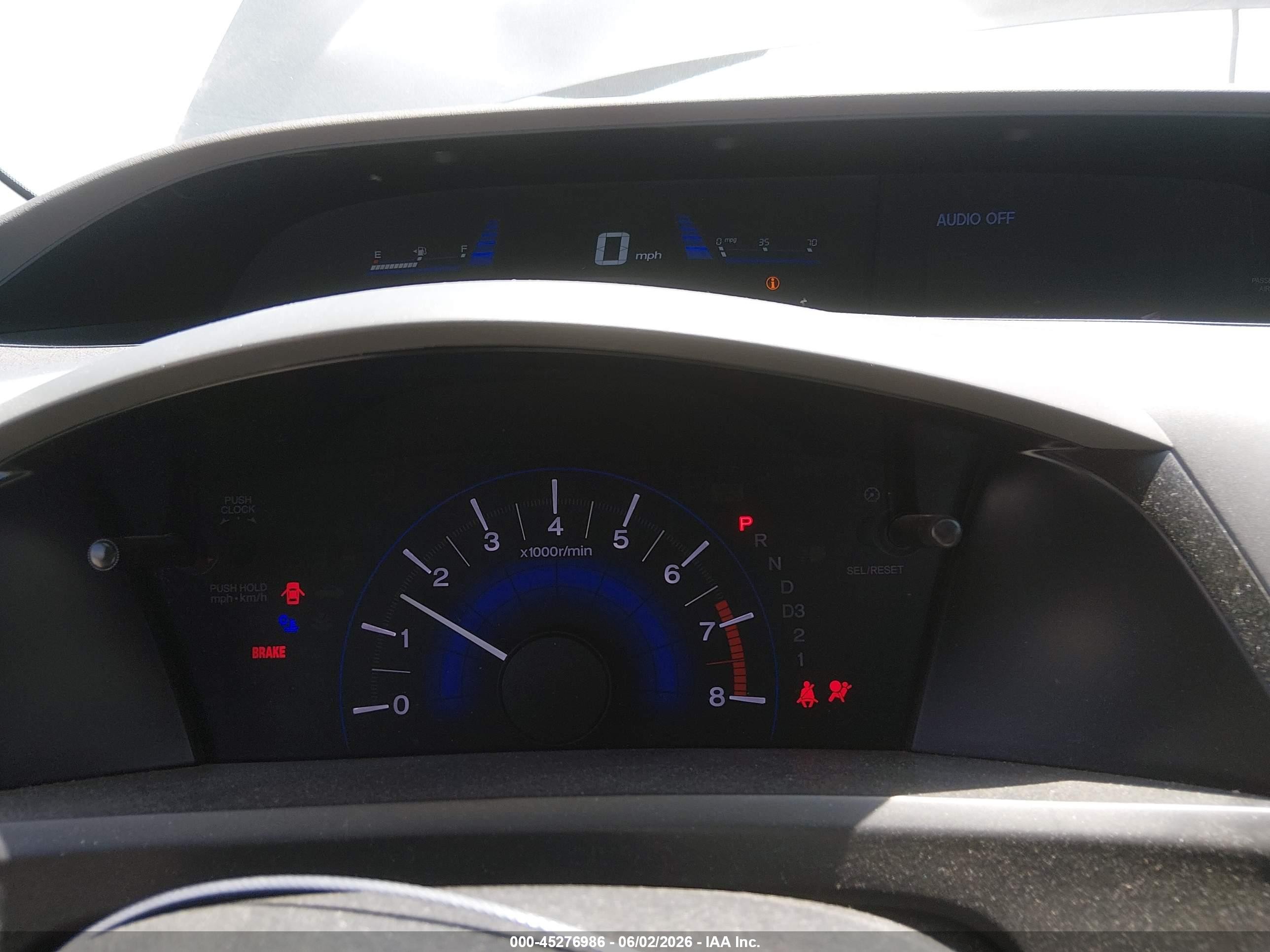 2012 Honda Civic Lx Gray vin: 19XFB2F54CE346339