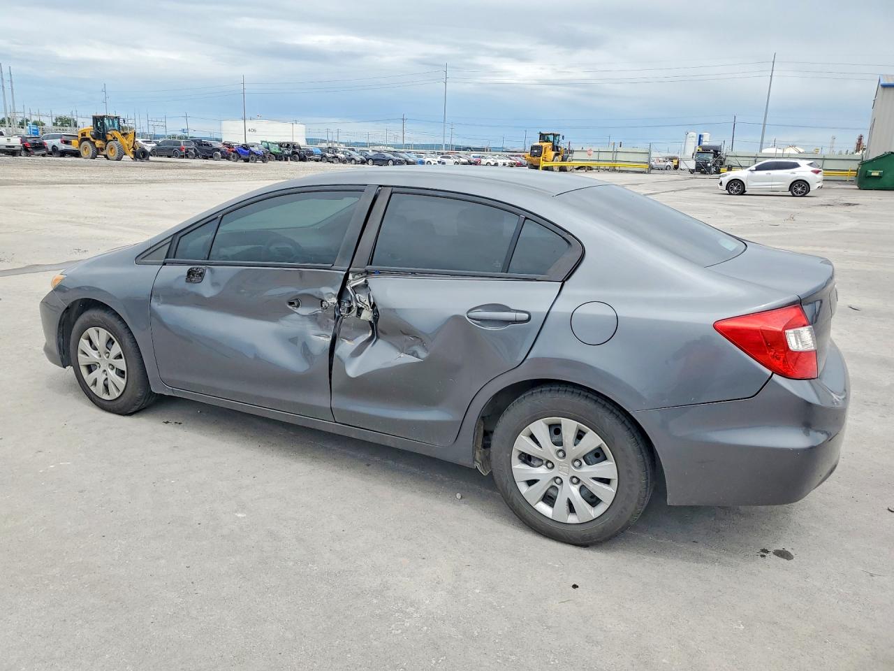 2012 Honda Civic Lx Угольный vin: 19XFB2F54CE347328