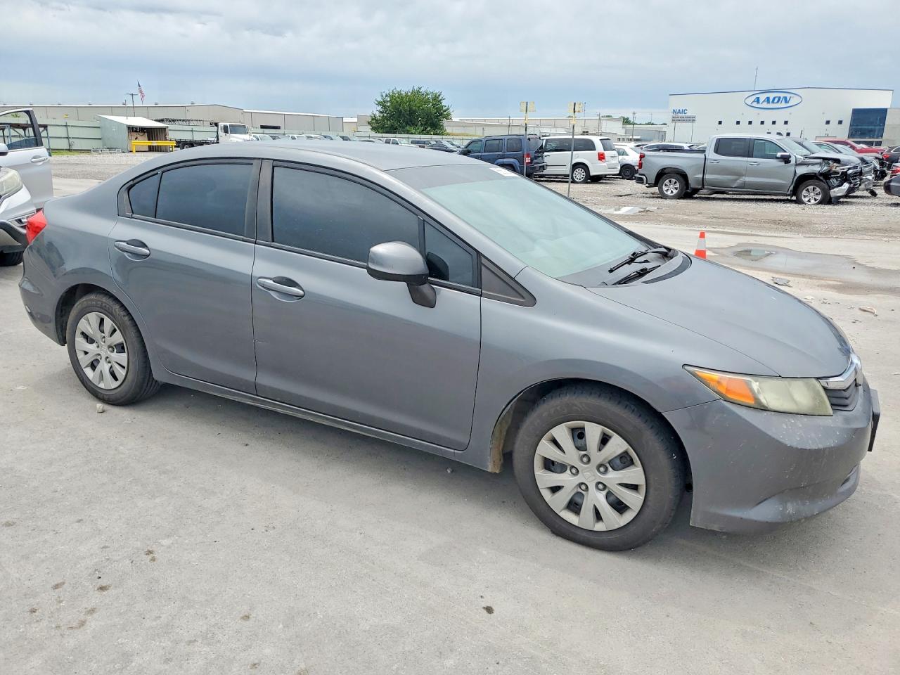 2012 Honda Civic Lx Угольный vin: 19XFB2F54CE347328